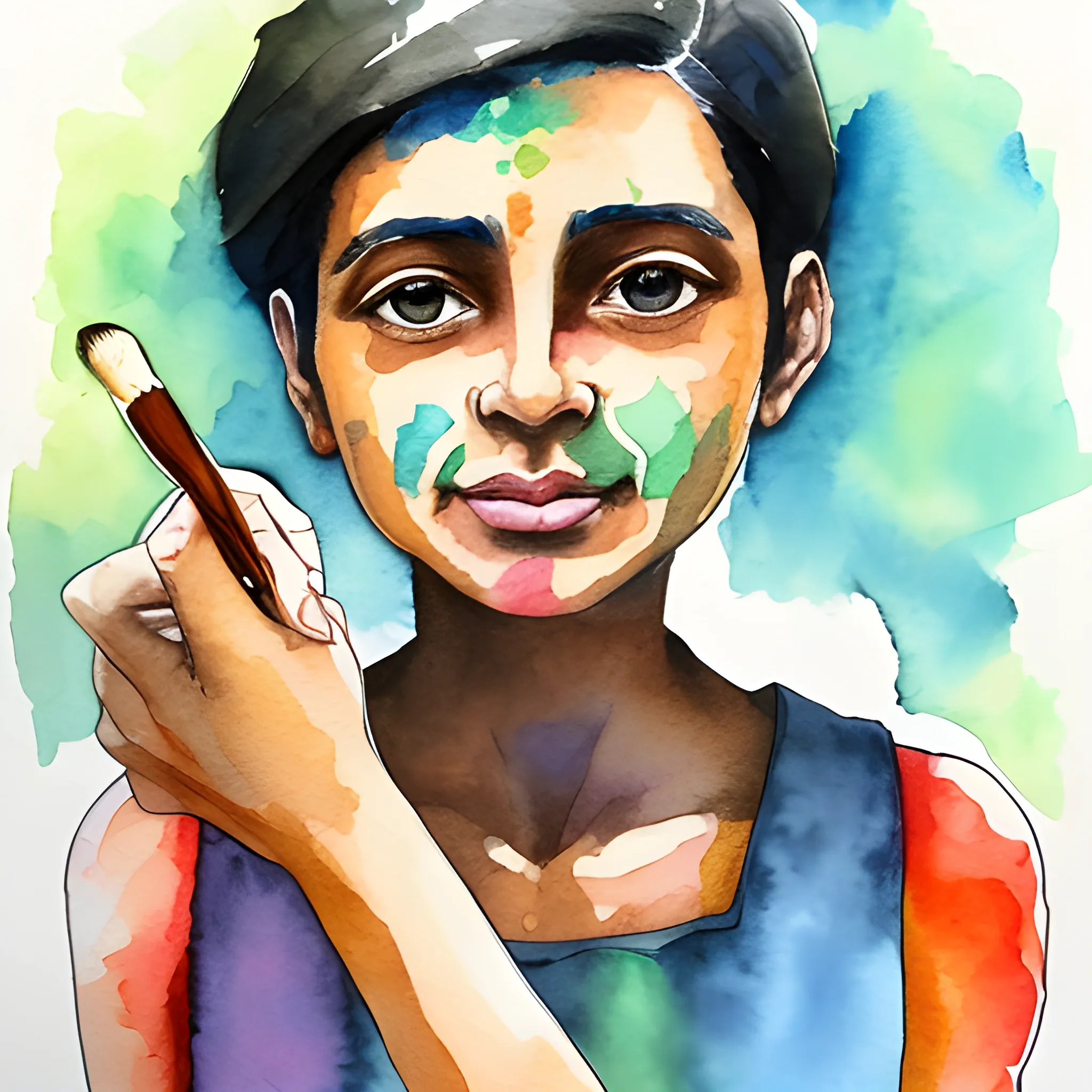 Image that represents the ethical values that must be exhibited by those who practice philanthropy, Water Color