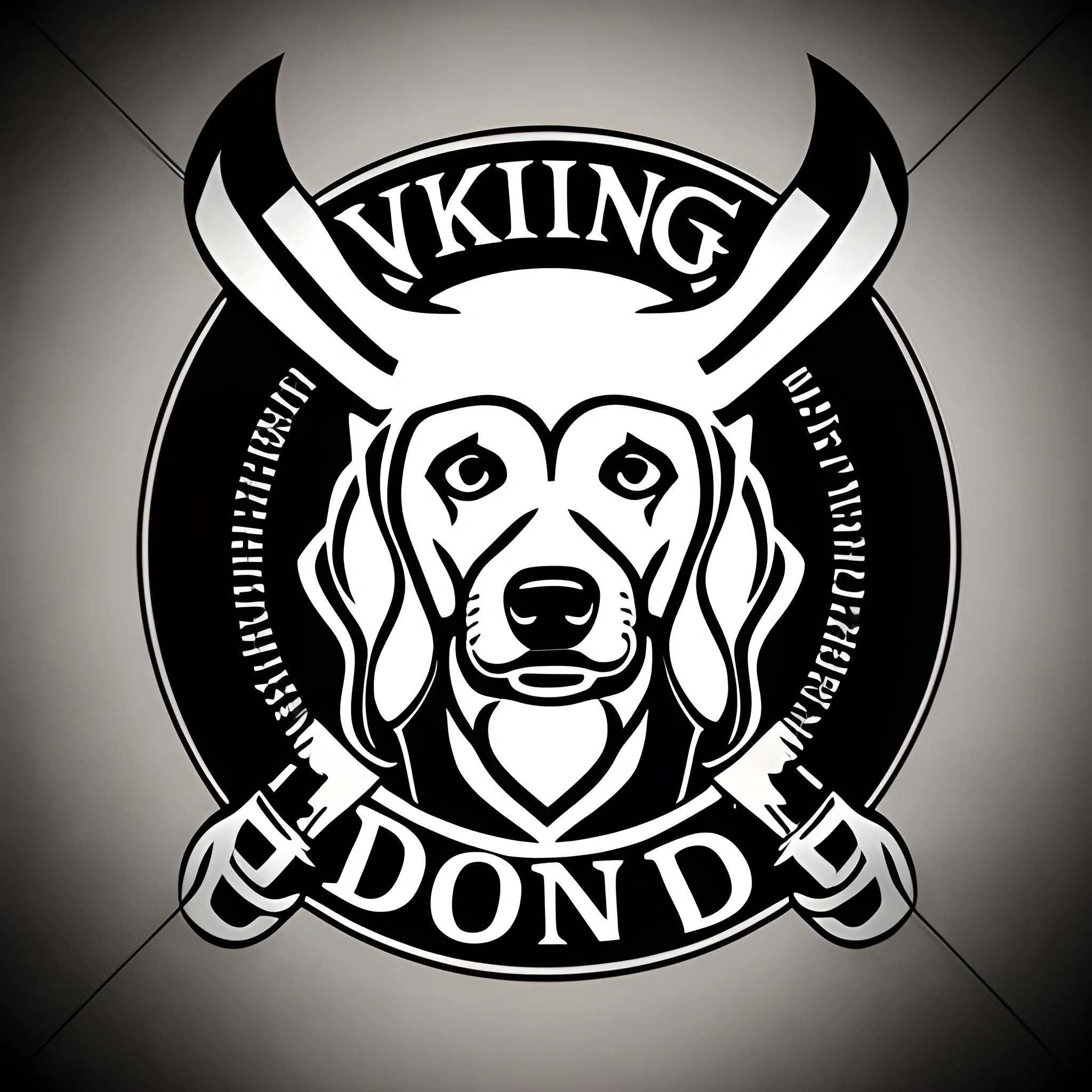 Viking dog logo
