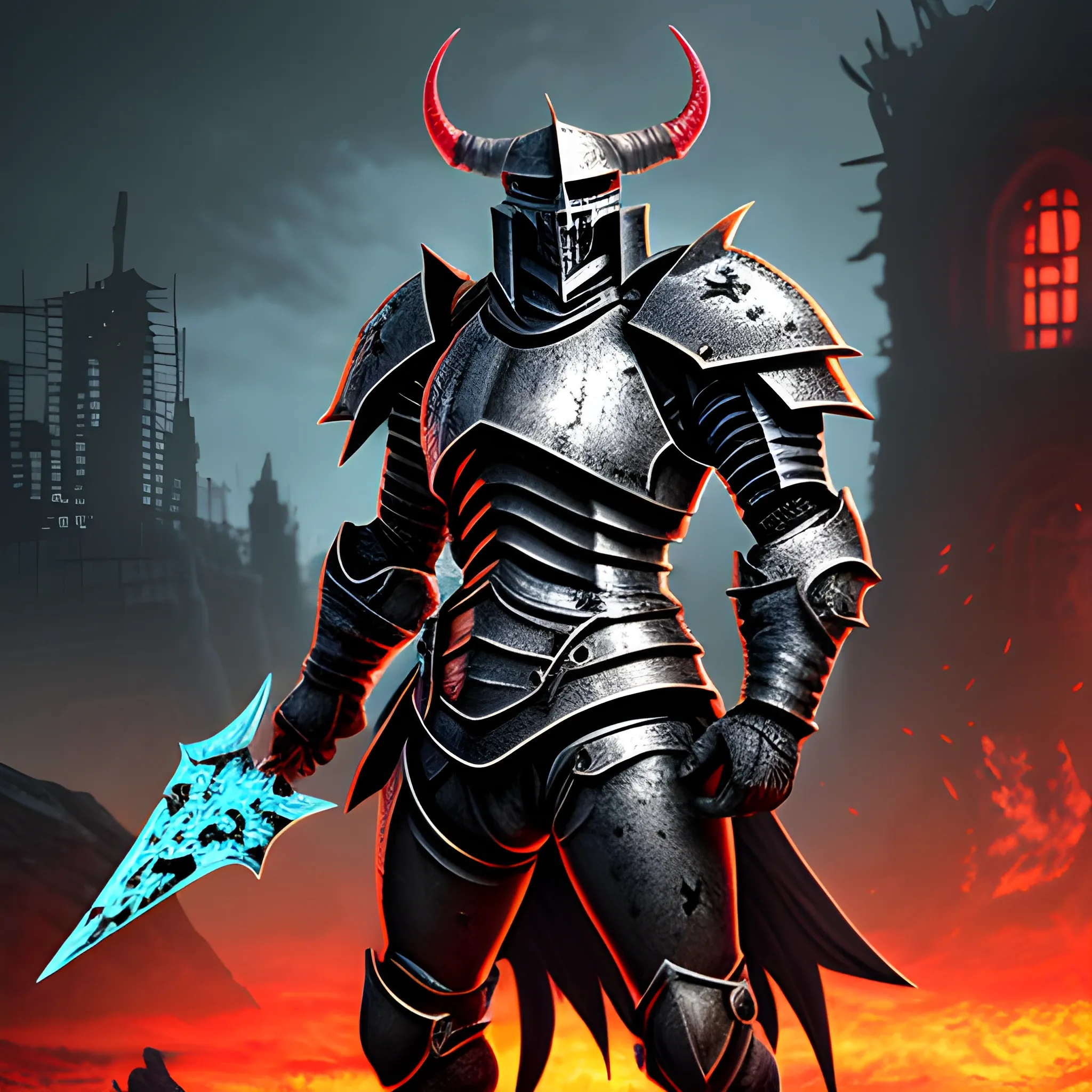 ark style, from hell apocalypse knight, battle