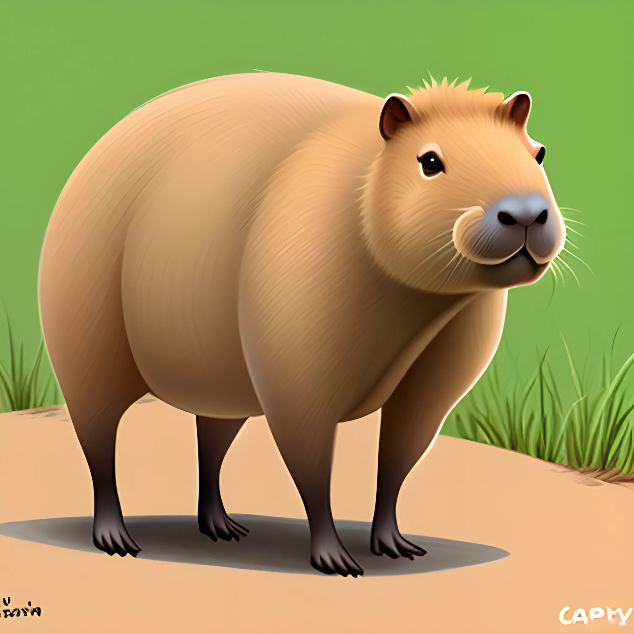 capybara, Cartoon