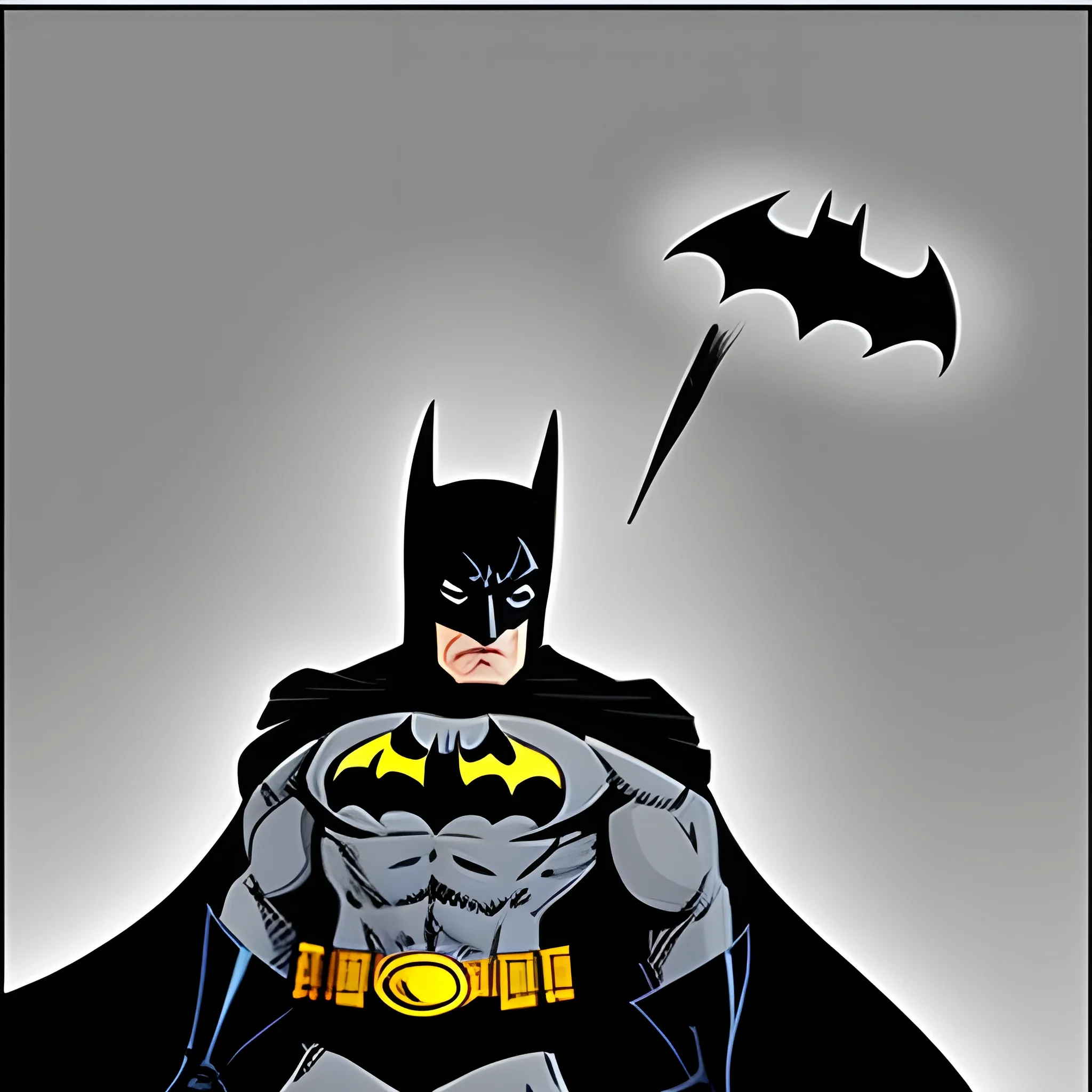 Batman in iran, Cartoon