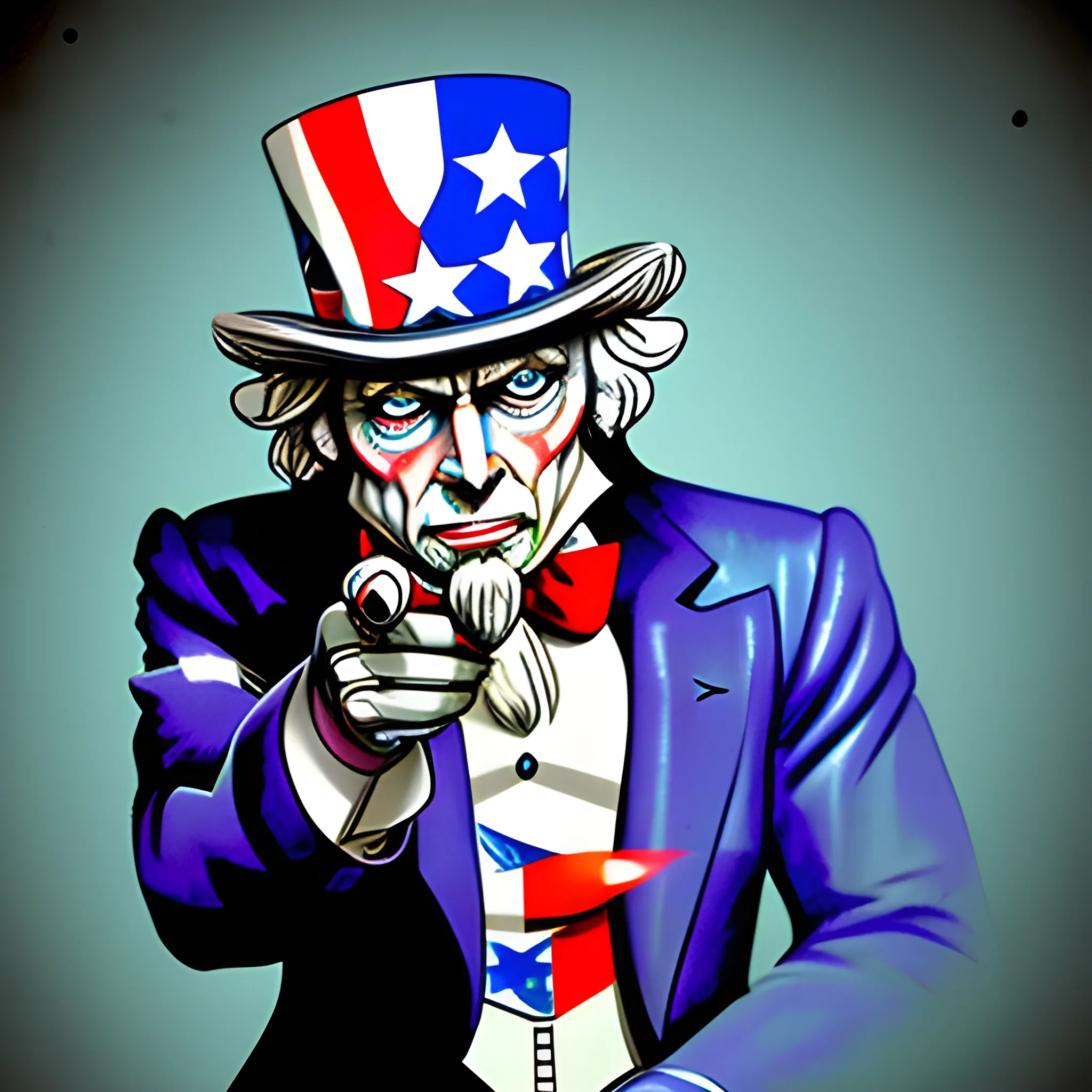 uncle sam as new age robot