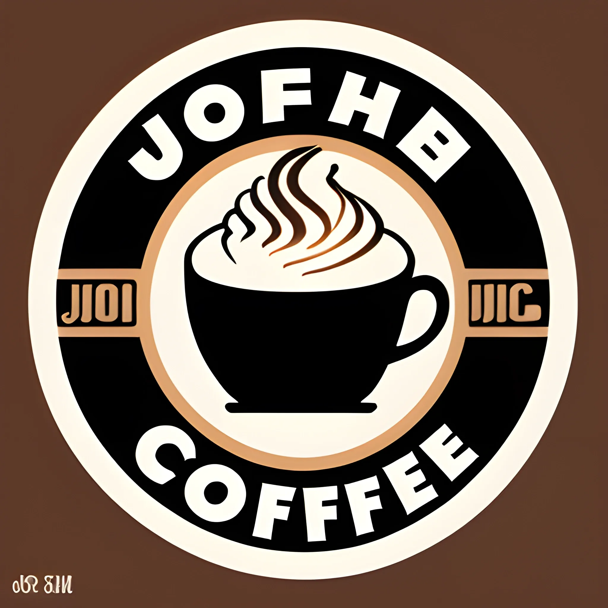 logo para marca de cafe de john coffee
