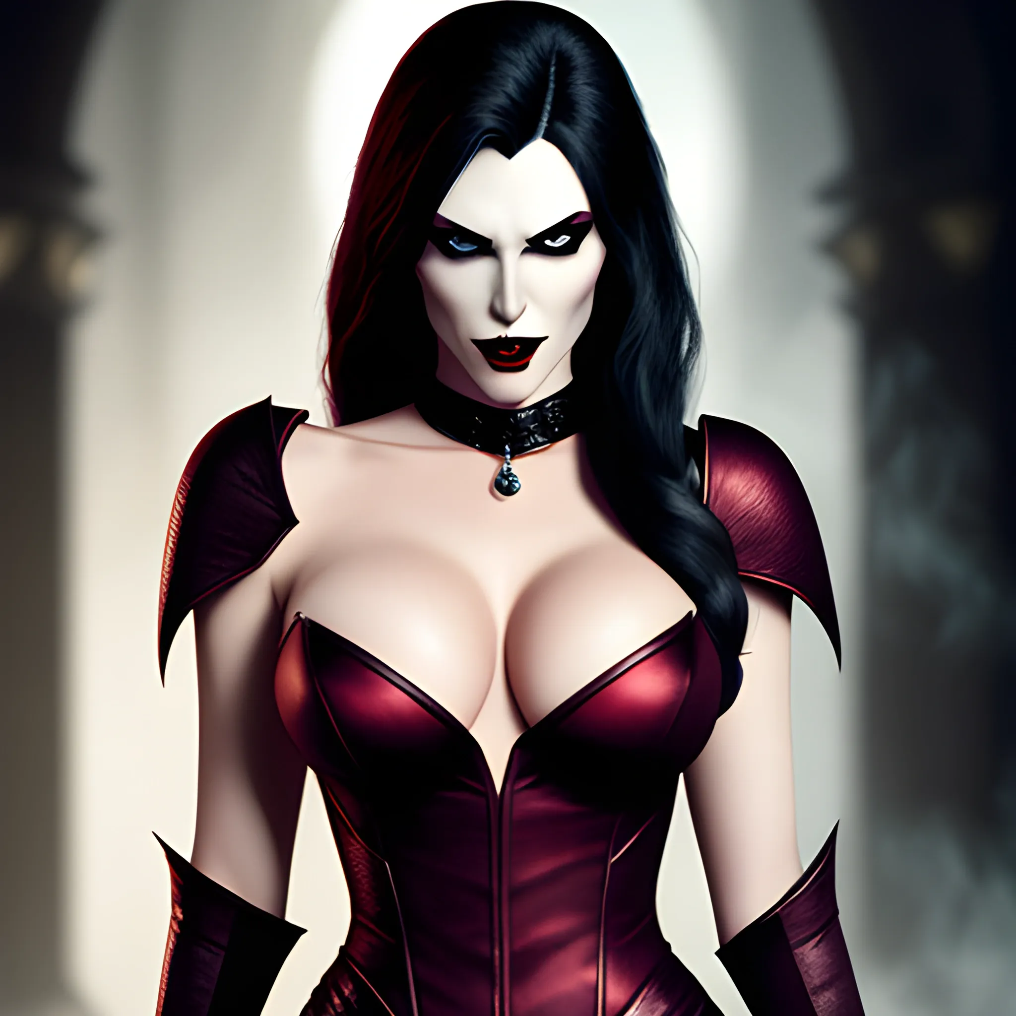 vampire girl 4k walpeper