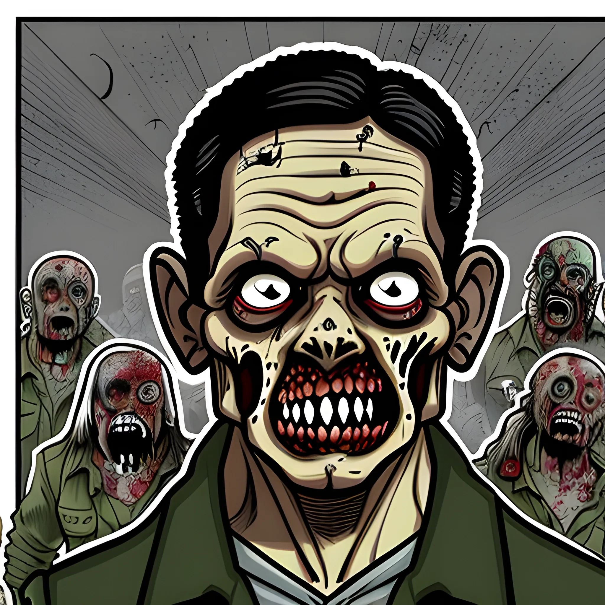 Ramon is a human in history of Zombies, Cartoon, 