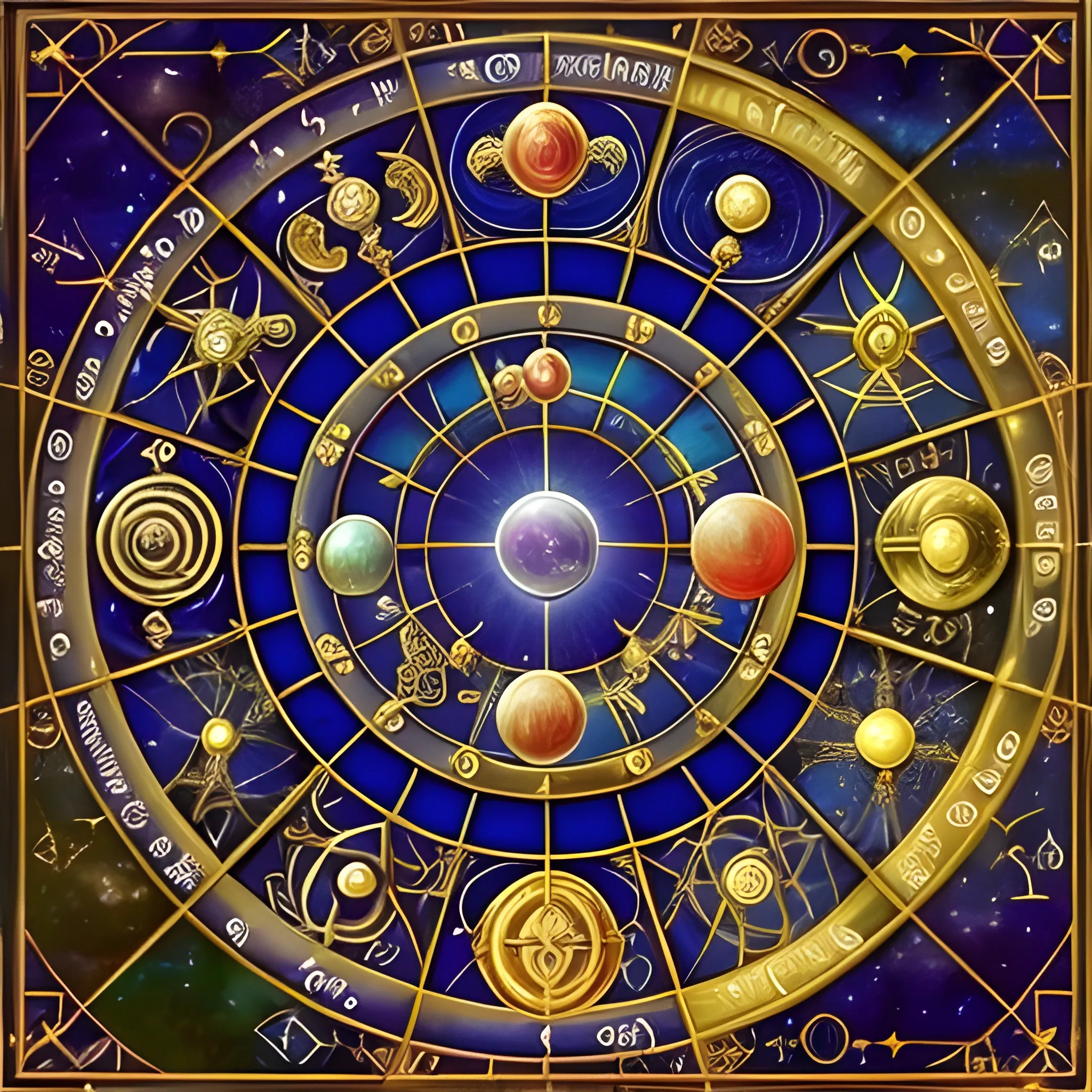 A fool alchemist playing with planets, astrology, sacred geometry