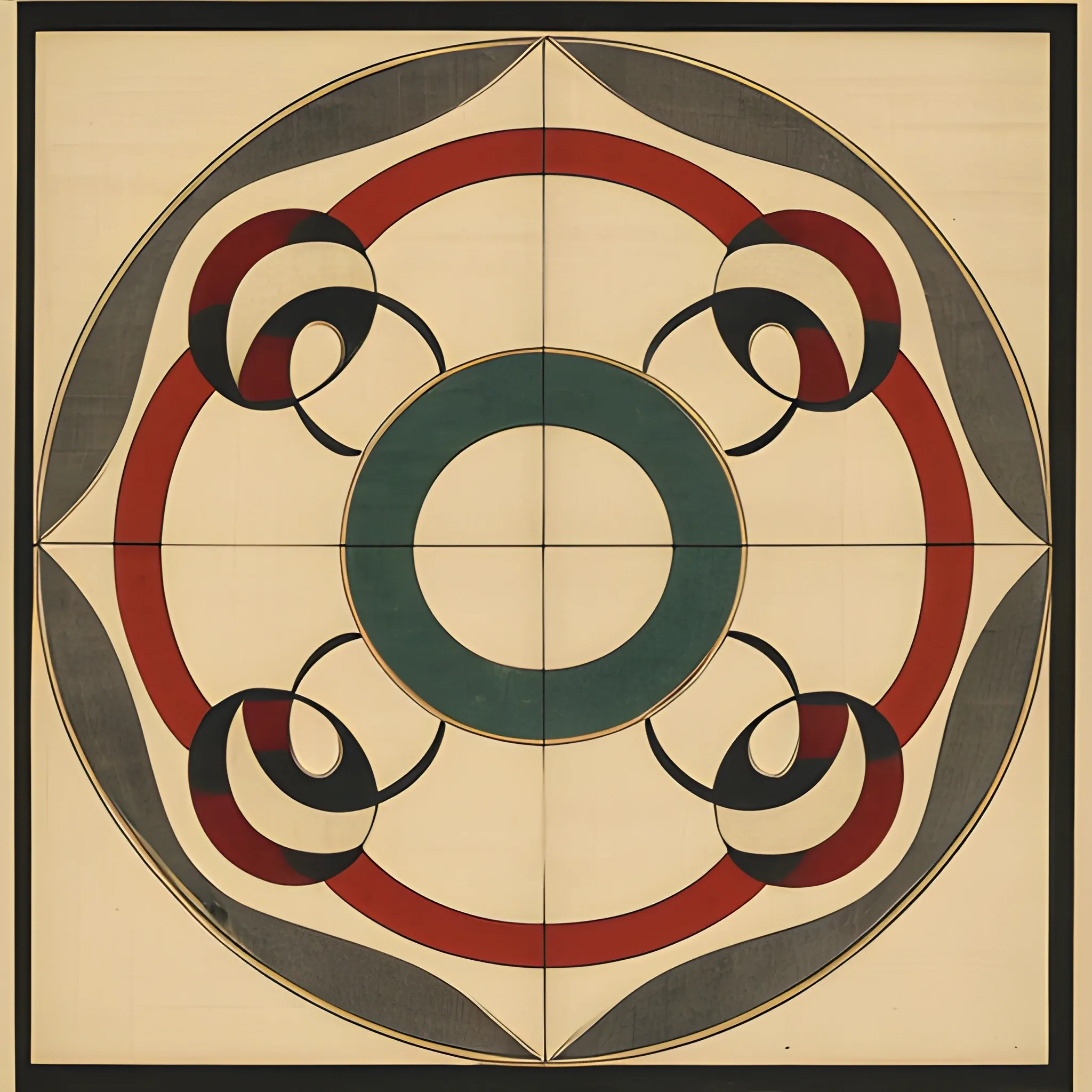 16th century japanese geometrical shapes Ukiyo-e 