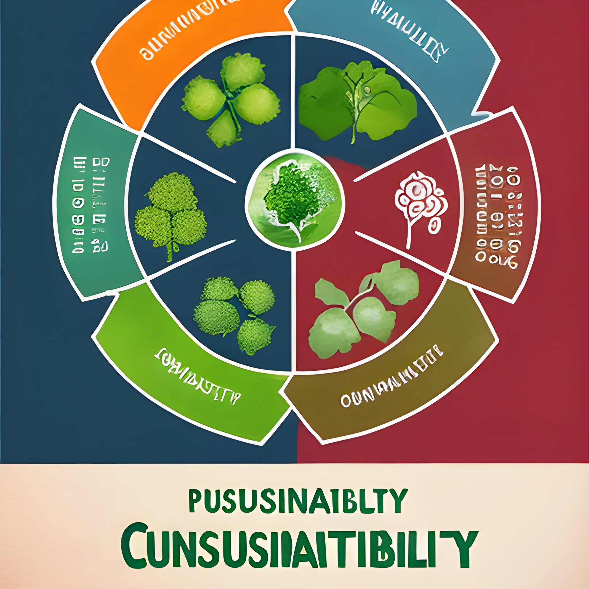 poster about sustainability, reducing consumption, reducing waste in food industry, green, natural colors palette, earth, awareness, thought-provoking, high quality, simple design , Water Color