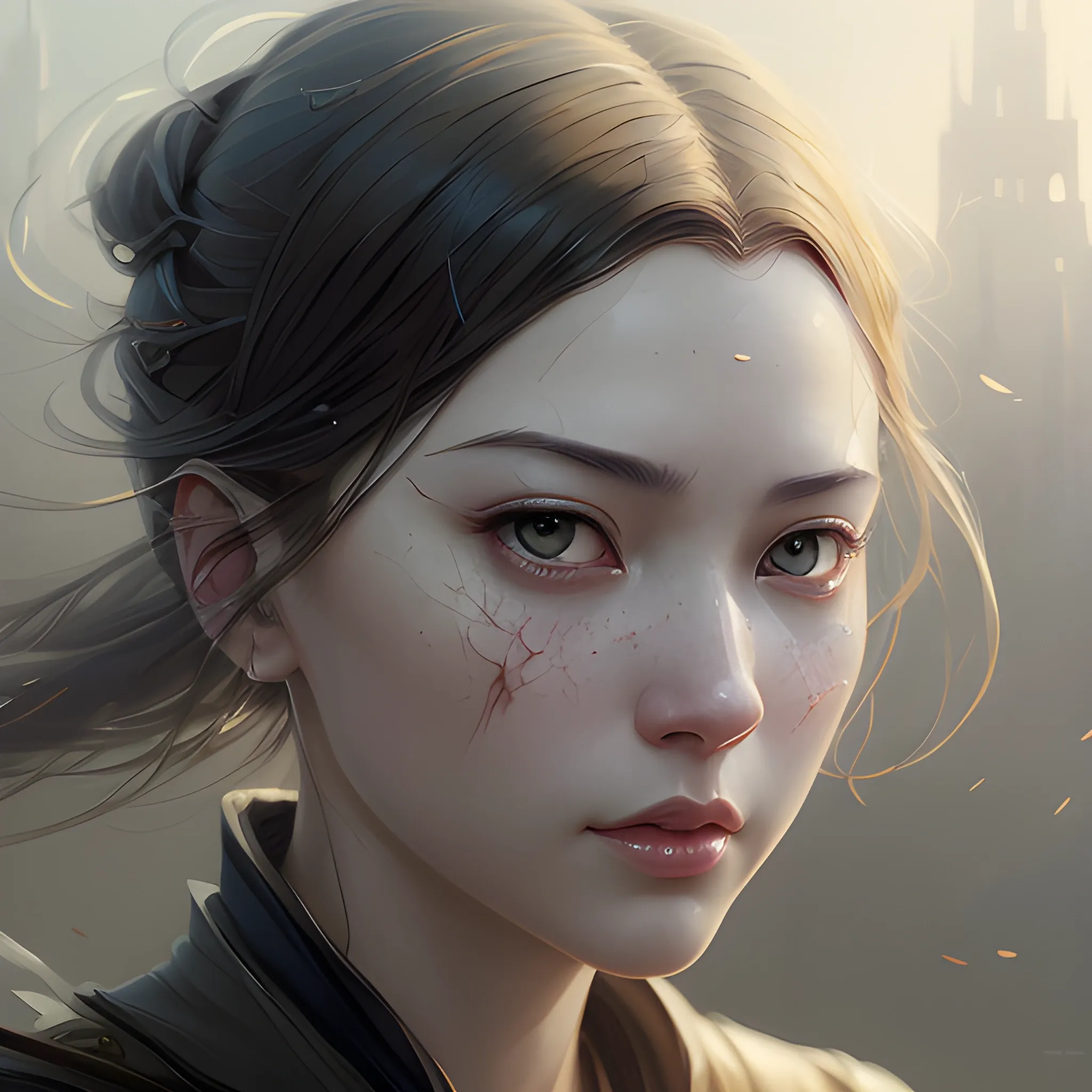 highly detailed, digital painting, trending on artstation, pixiv, concept art, sharp focus, illustration, art by Ross Tran and Greg Rutkowski and Walt Disney animation, Fantastic painting portrait by Karol Bak, Zhaoming Wu, Akihito Yoshida, bokeh,highly detailed,dof,fantasy ,beautiful,dynamic,lighting,award winning,crisp quality,hyperrealistic,hyperdetailed,4k resolution 