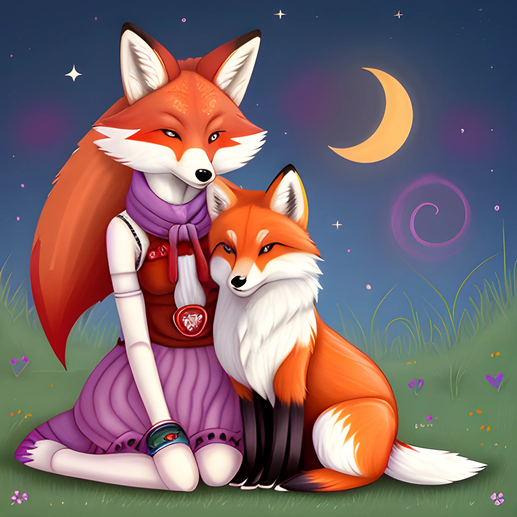 sweetie fox with mollyredwolf