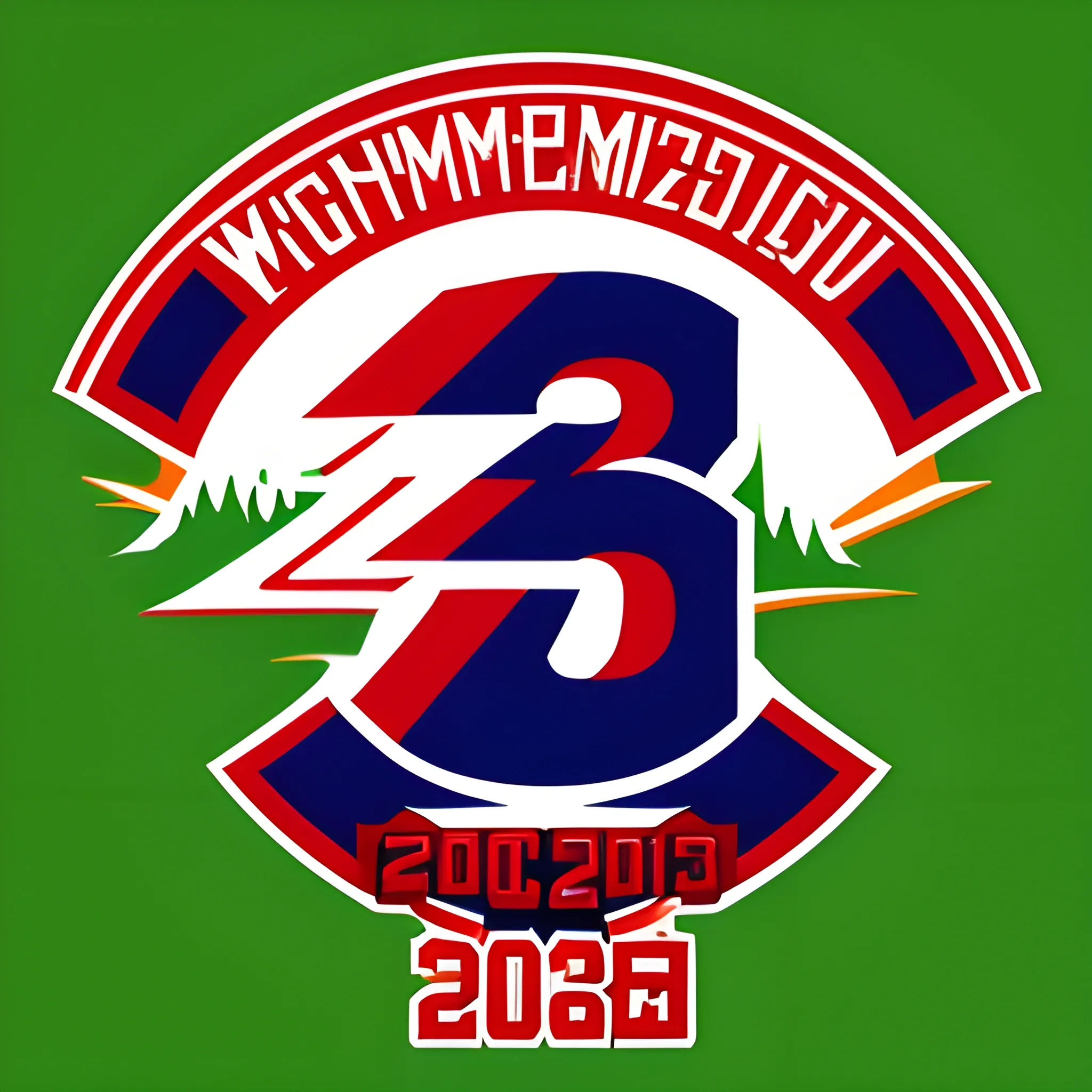 Games logo, 18th Games, sportsmanship, Wenzhou No. 23 Middle School 20th anniversary