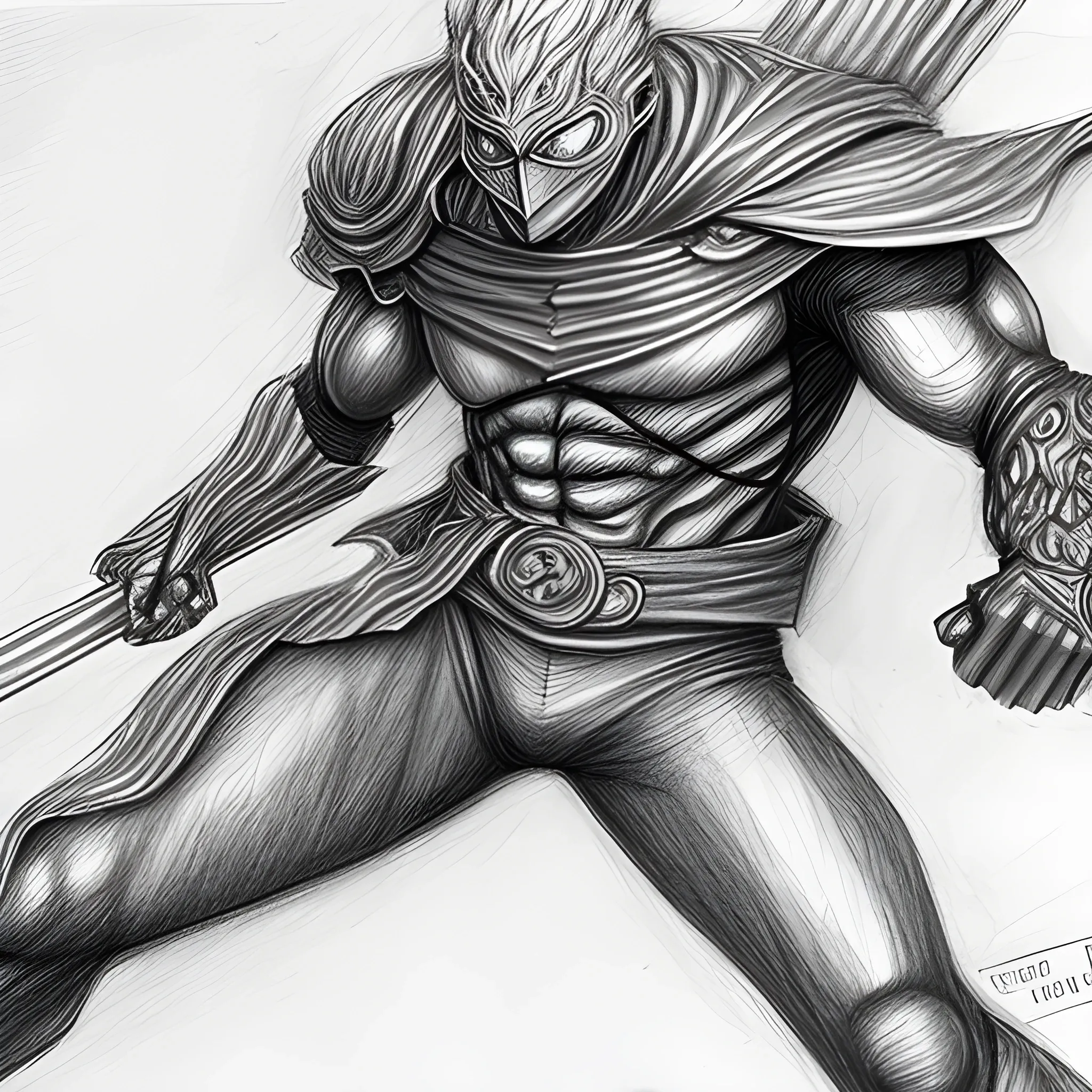 guts fighting femto, Pencil Sketch