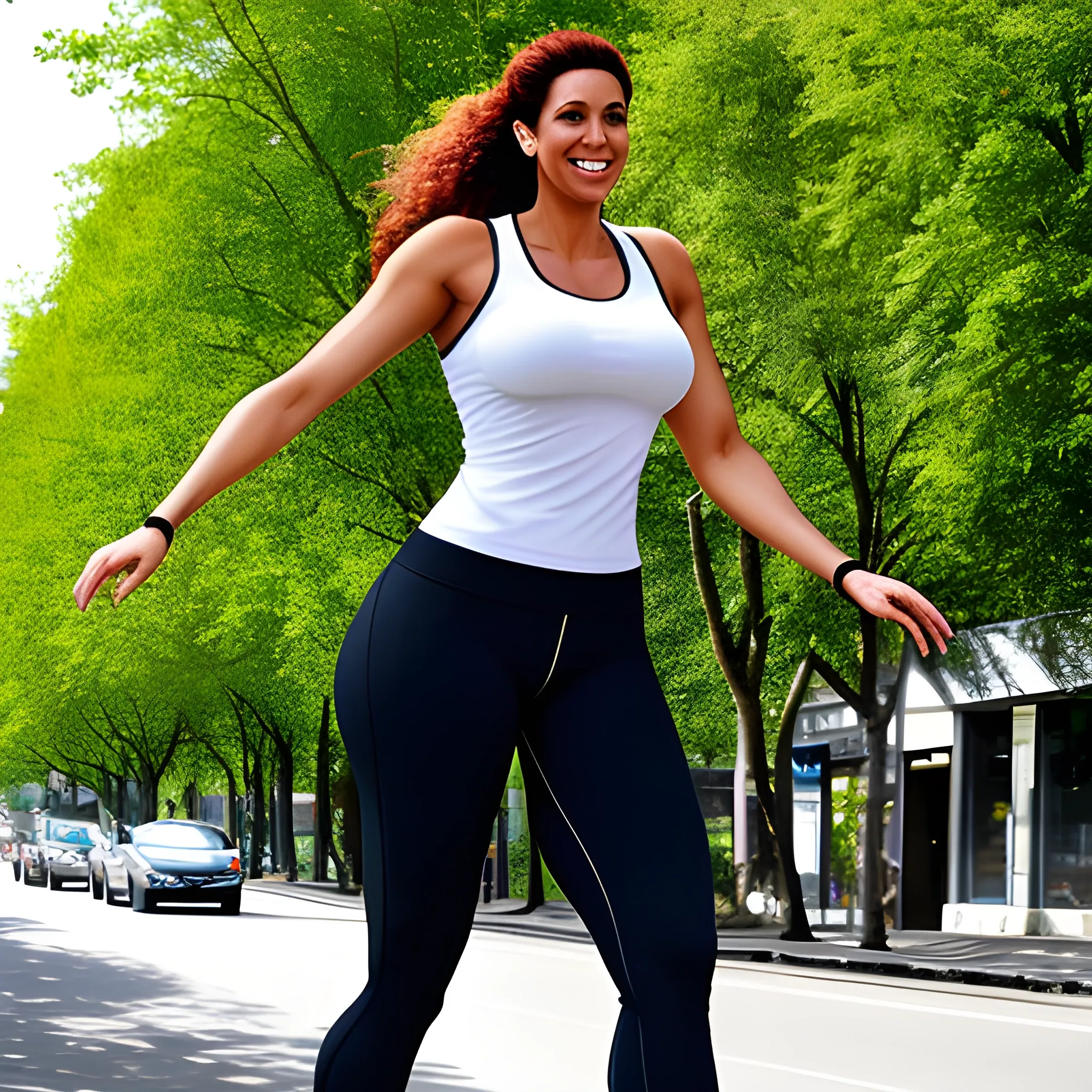 huge 250 cm tall fullslim strong sporty musculous and curvy kind