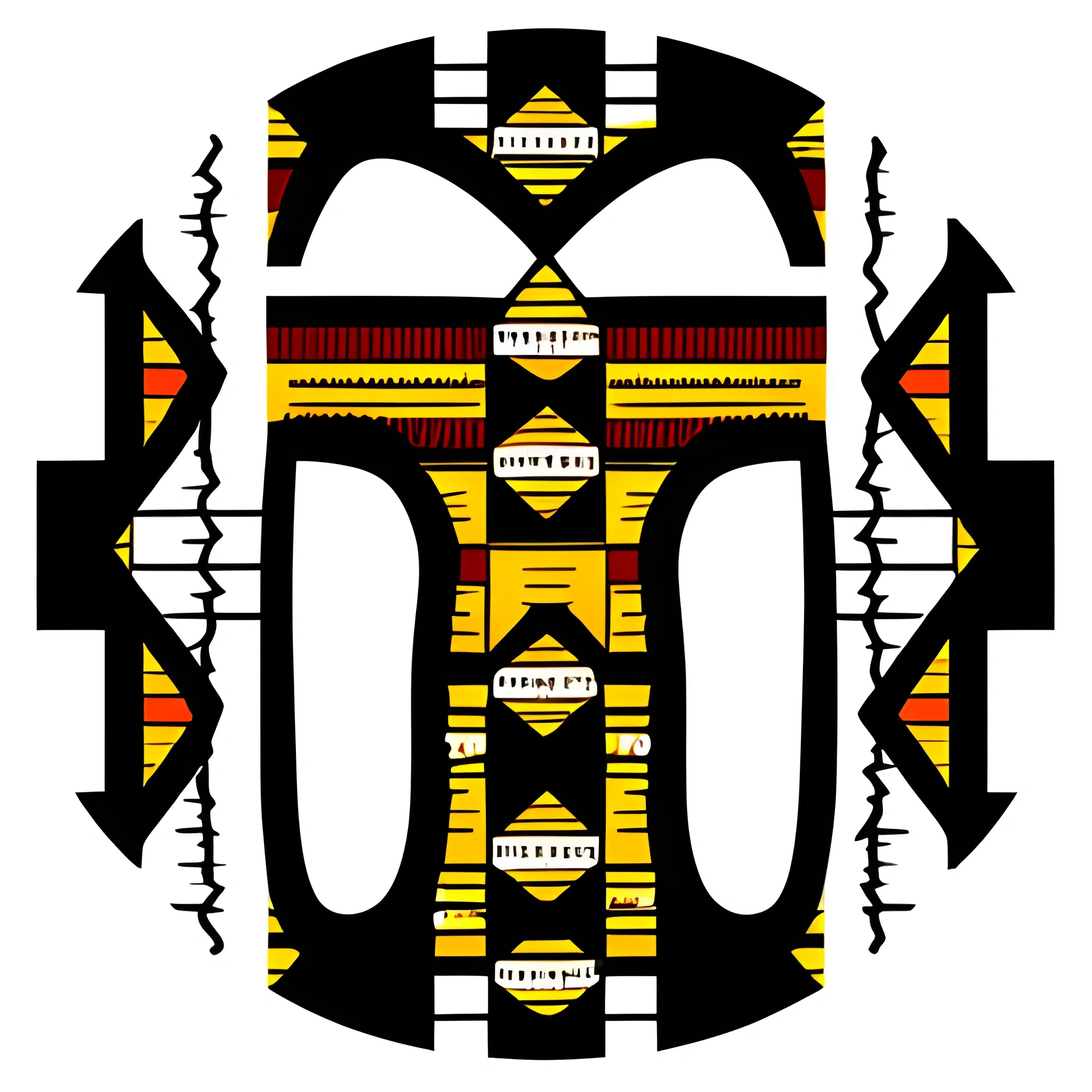 Icon Kenya African pattern