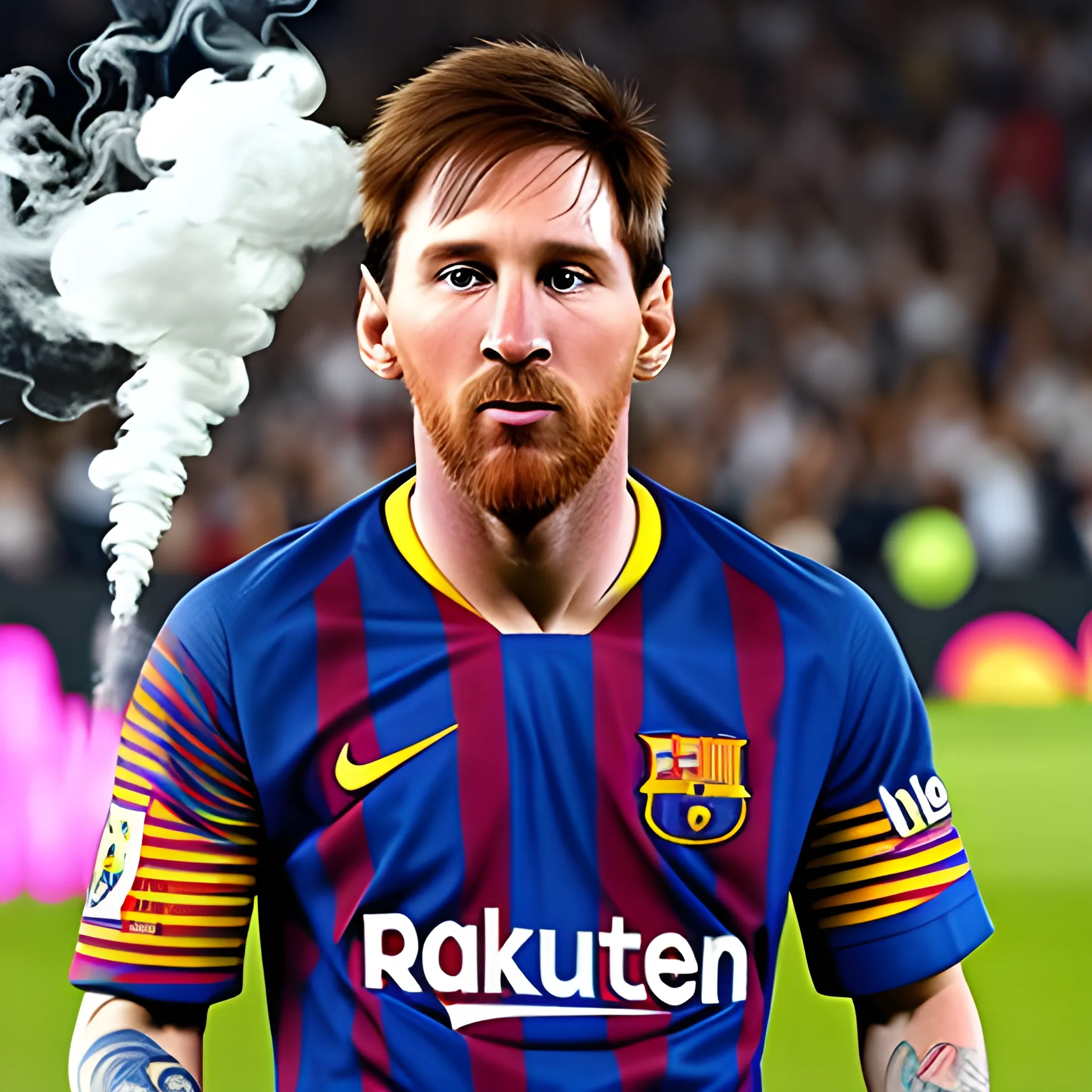 Messi Smoking DMT