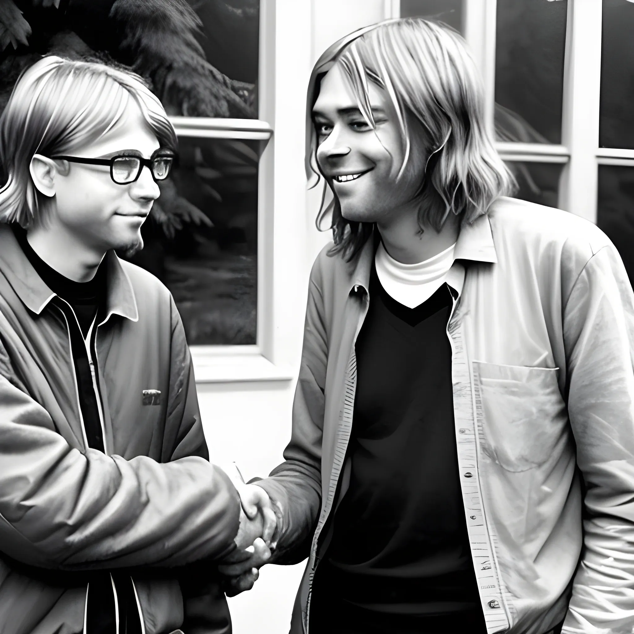 bill gates with kurt cobain