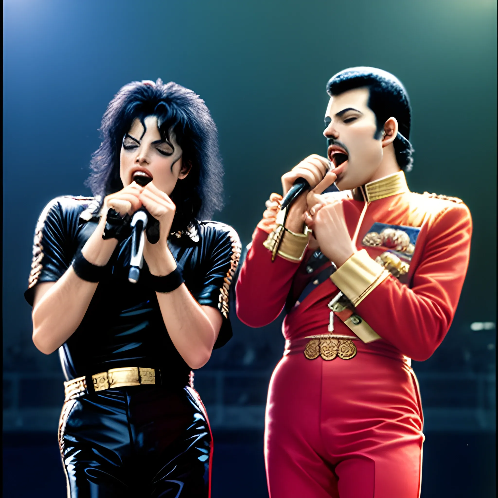 michael jackson and freddie mercury singing Arthub.ai