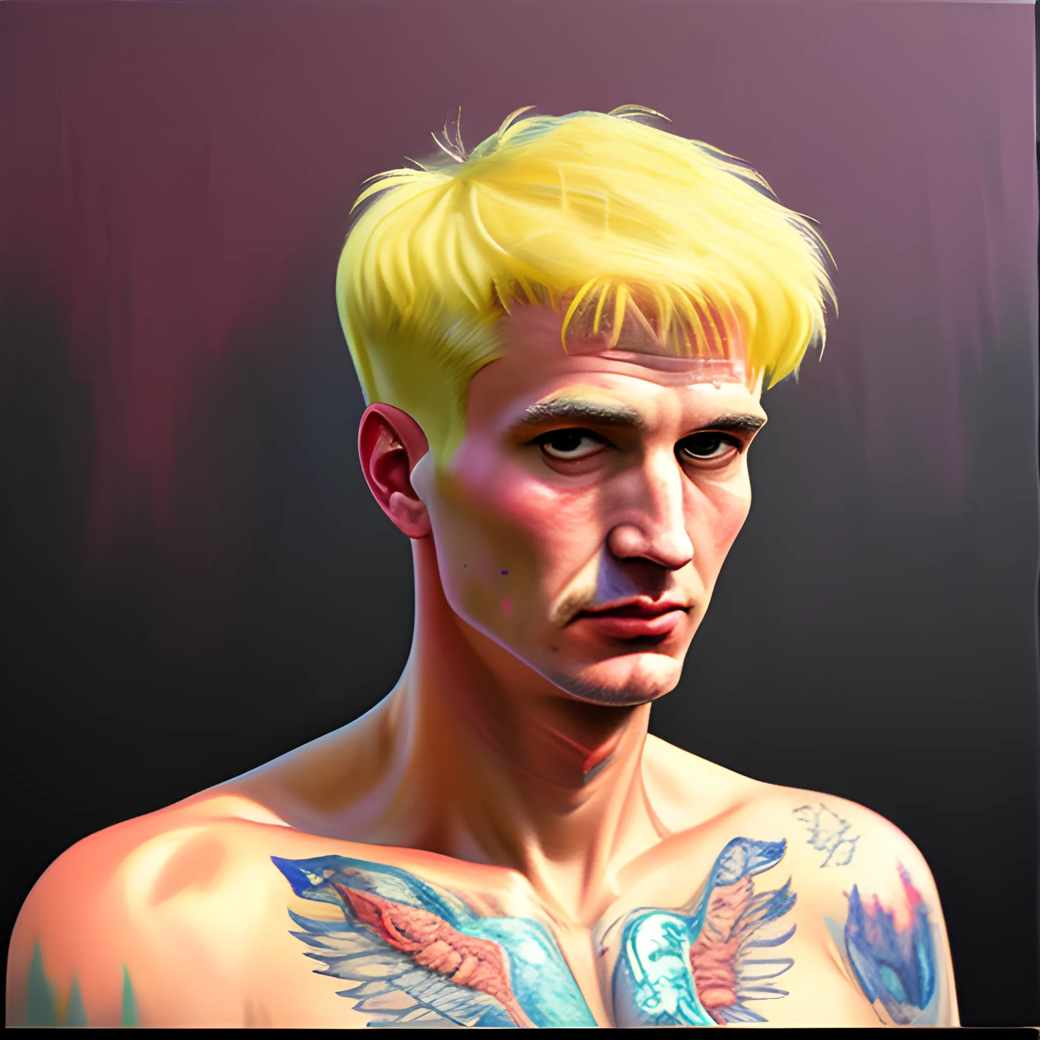 lil peep, Oil Painting