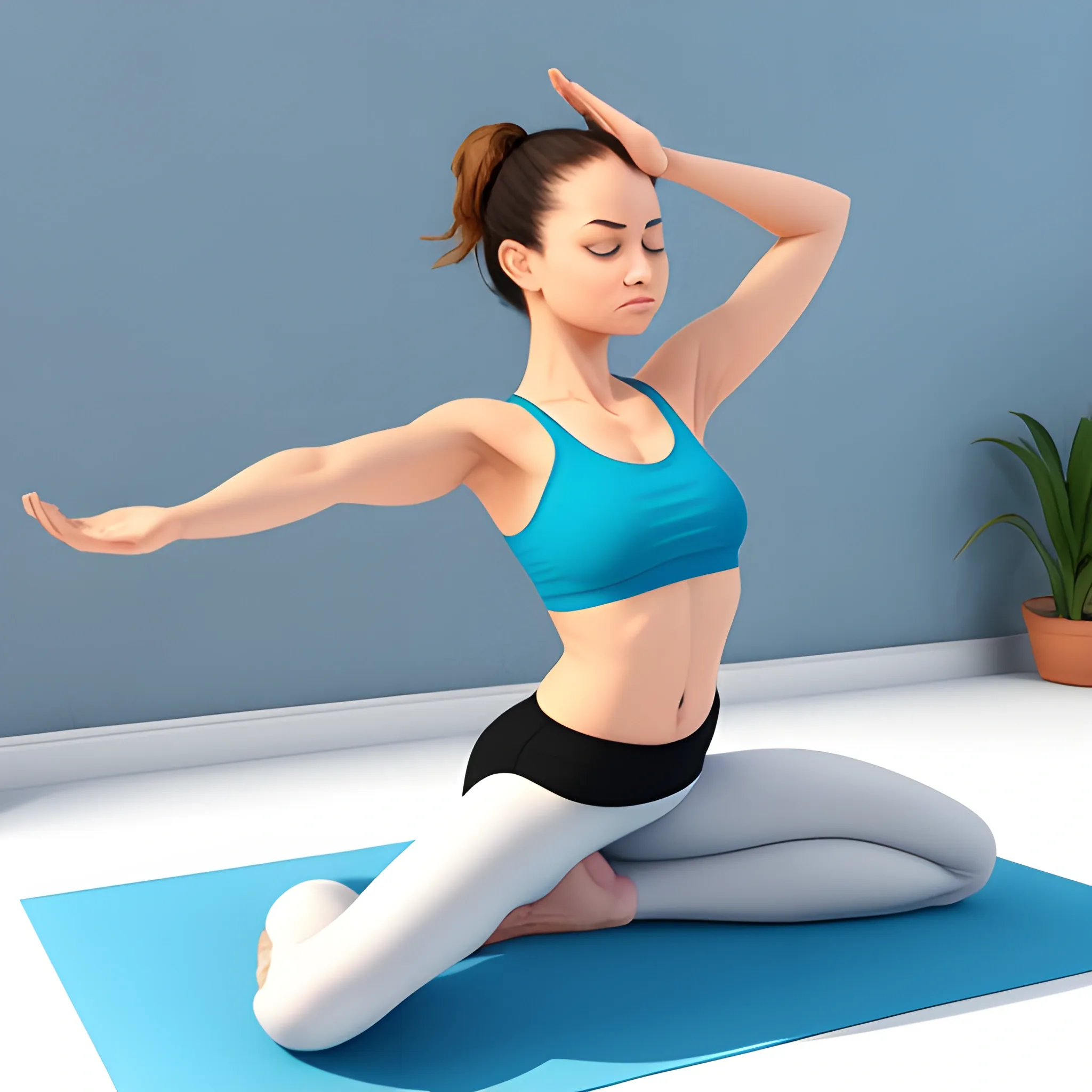 Yoga Poses For Three People | 3d-mon.com