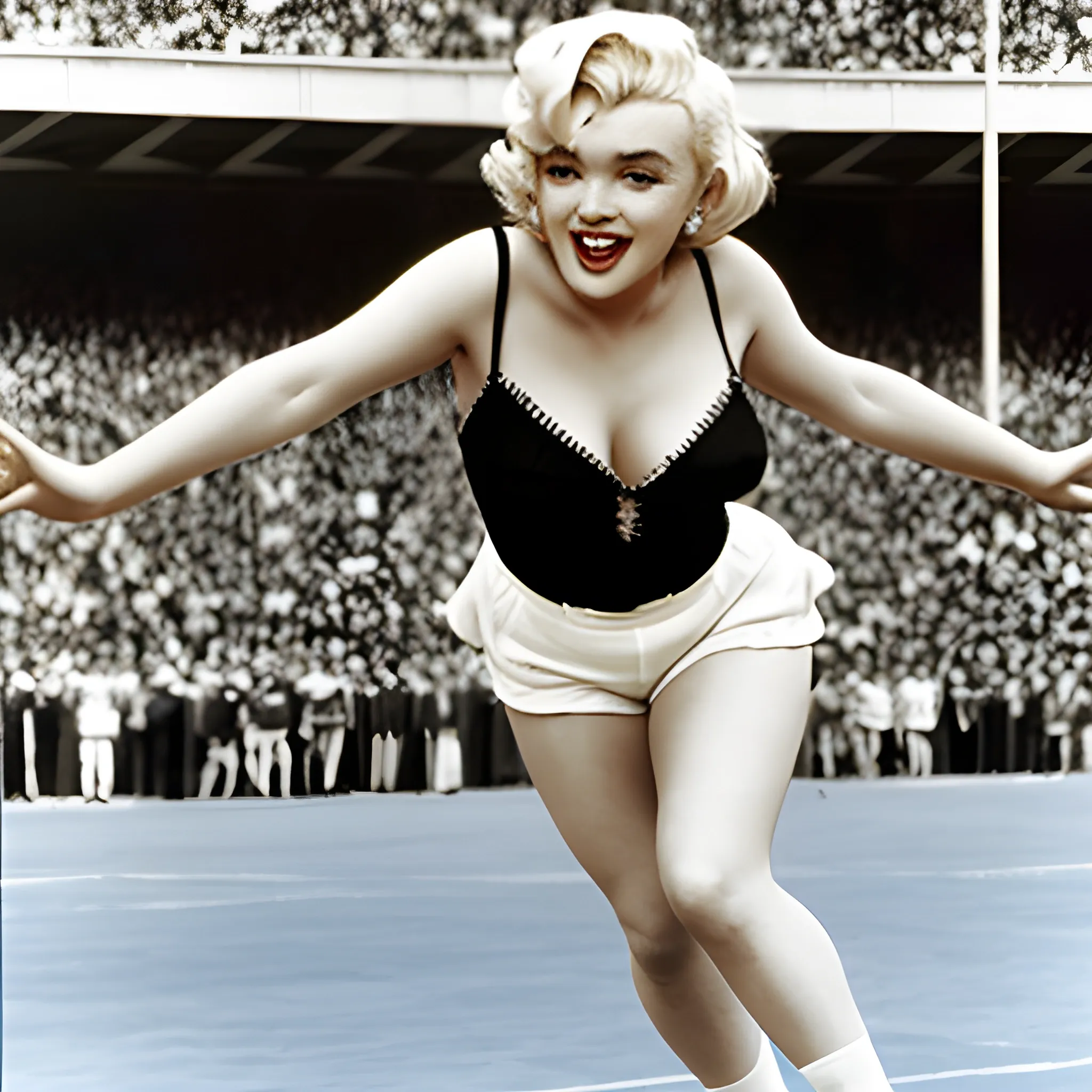 Marilyn Monroe con Diego Maradona