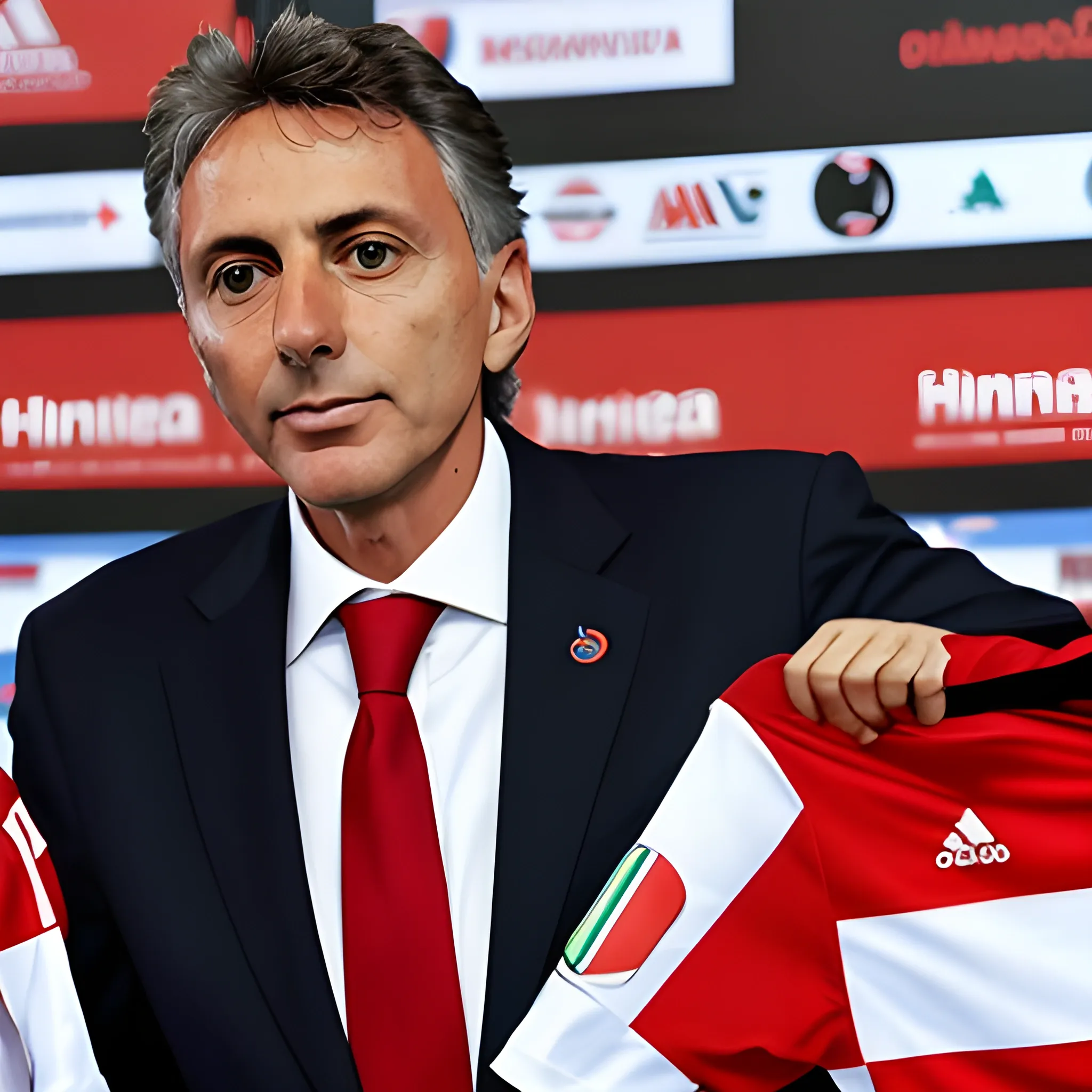 Mauricio Macri remera de River Plate 