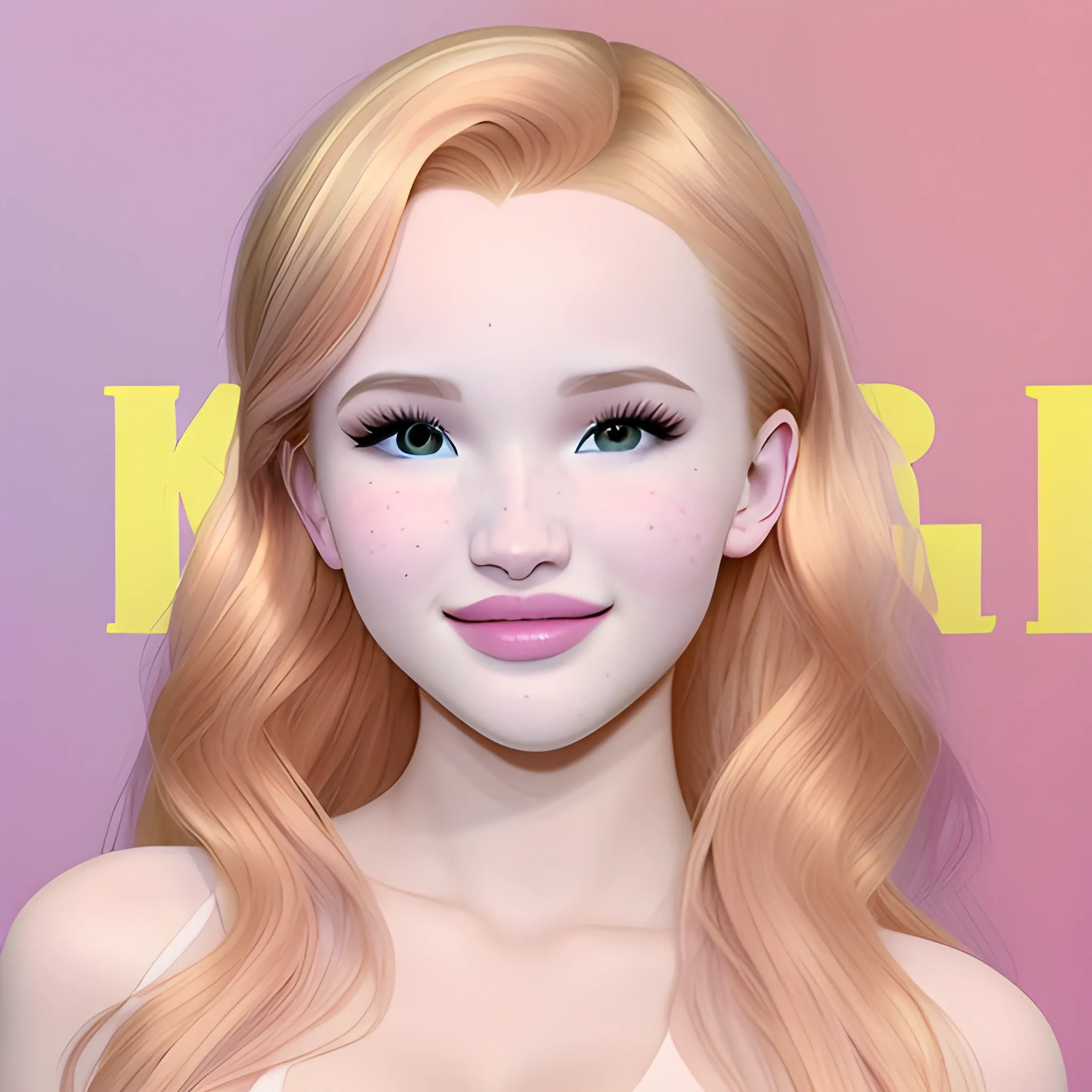 Bella Thorne / Dove Cameron face morph