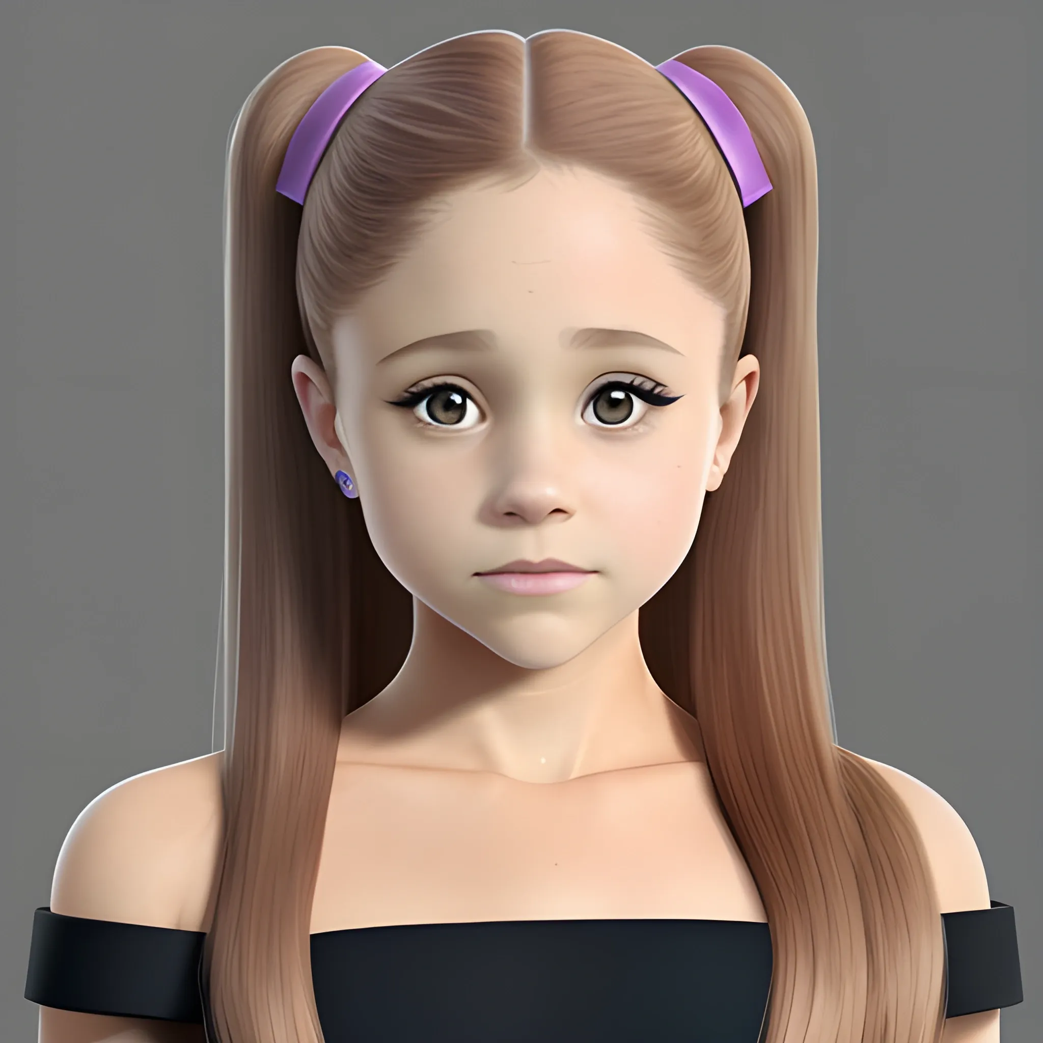 Ariana Grande / Lulu Wilson / Meghan Markle face morph, 3D