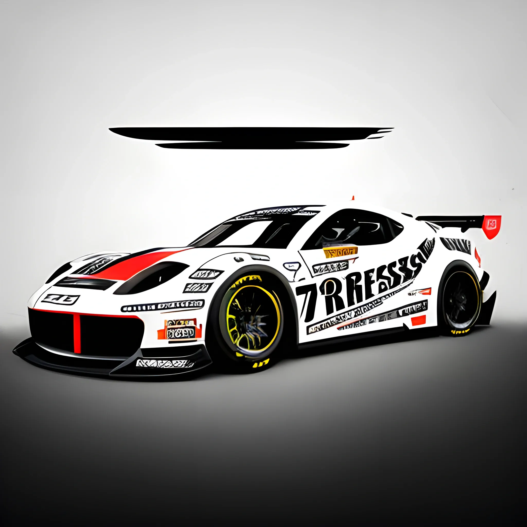 create a logo saying "730 Reckless Motorsport" in the apple style