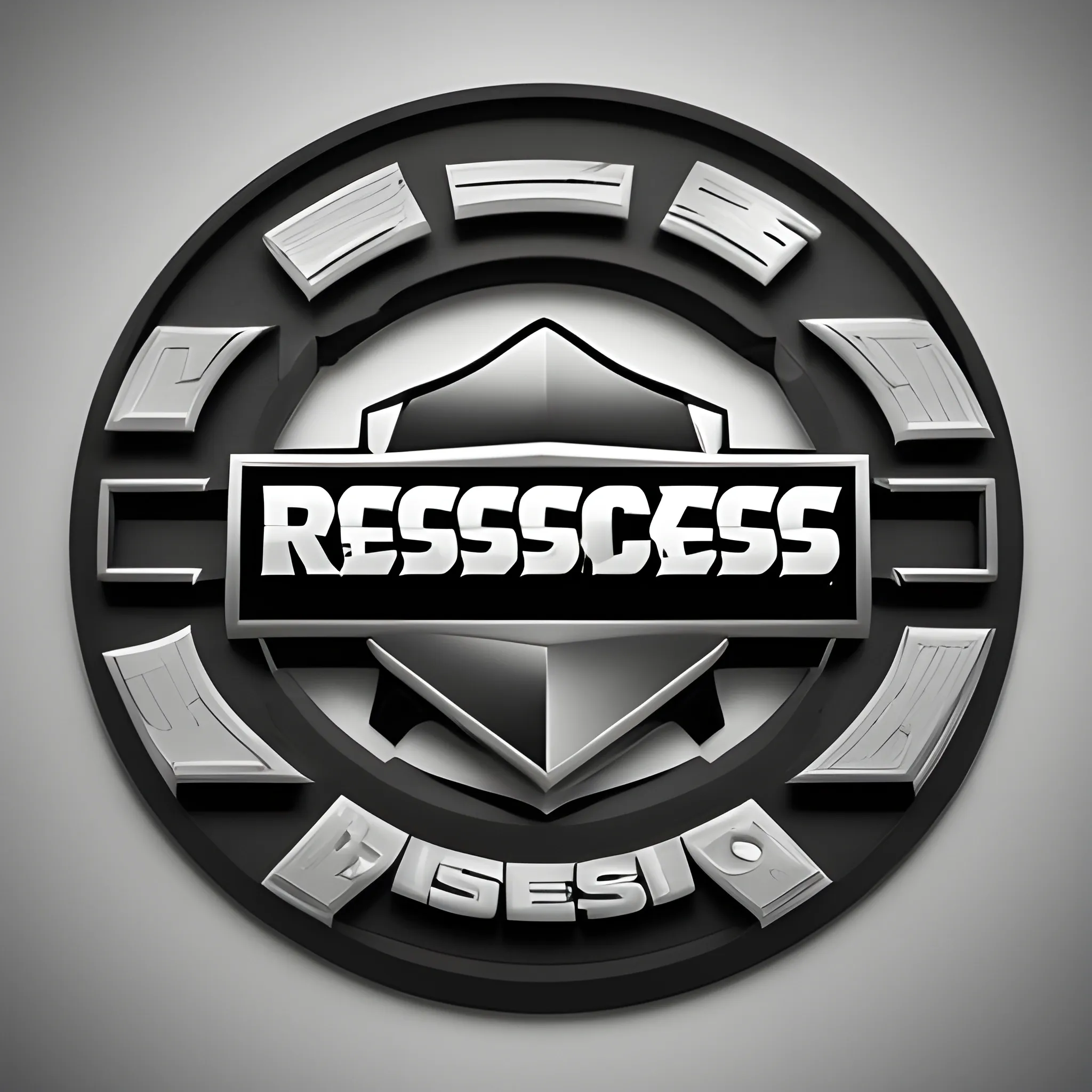 create a logo saying "730 Reckless Motorsport" in the famous, 3D