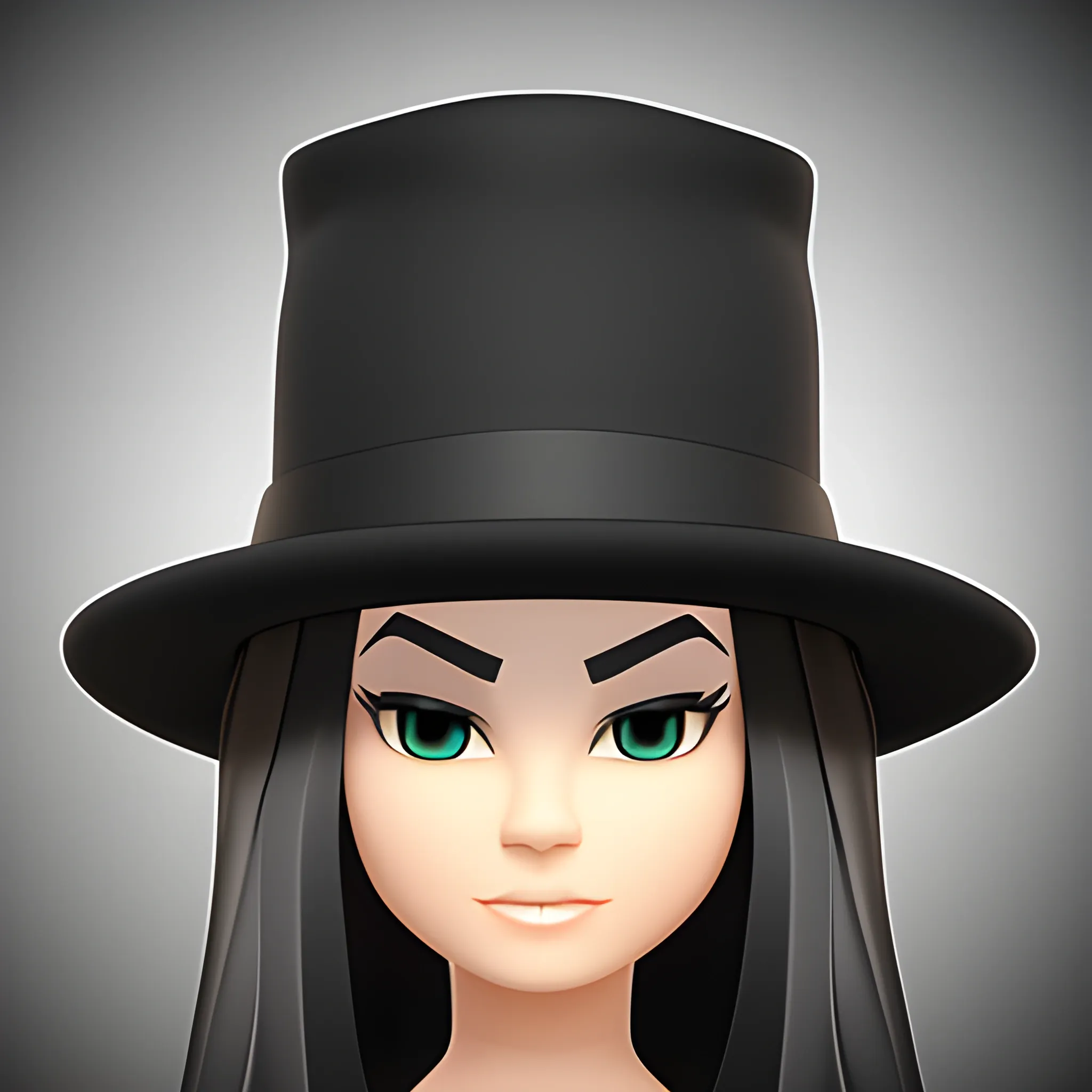 Roblox avatar black and hat