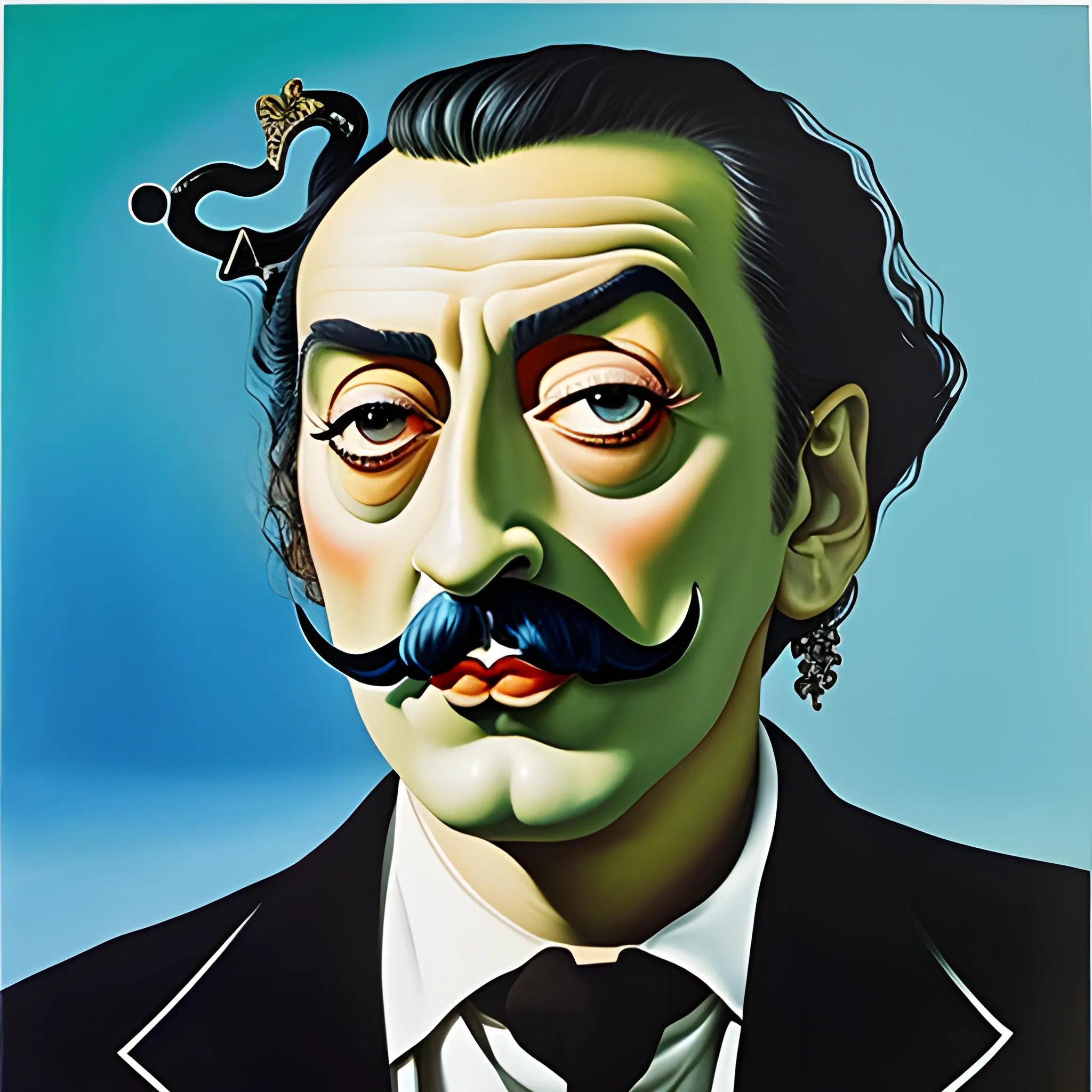 Salvador Dalí painting