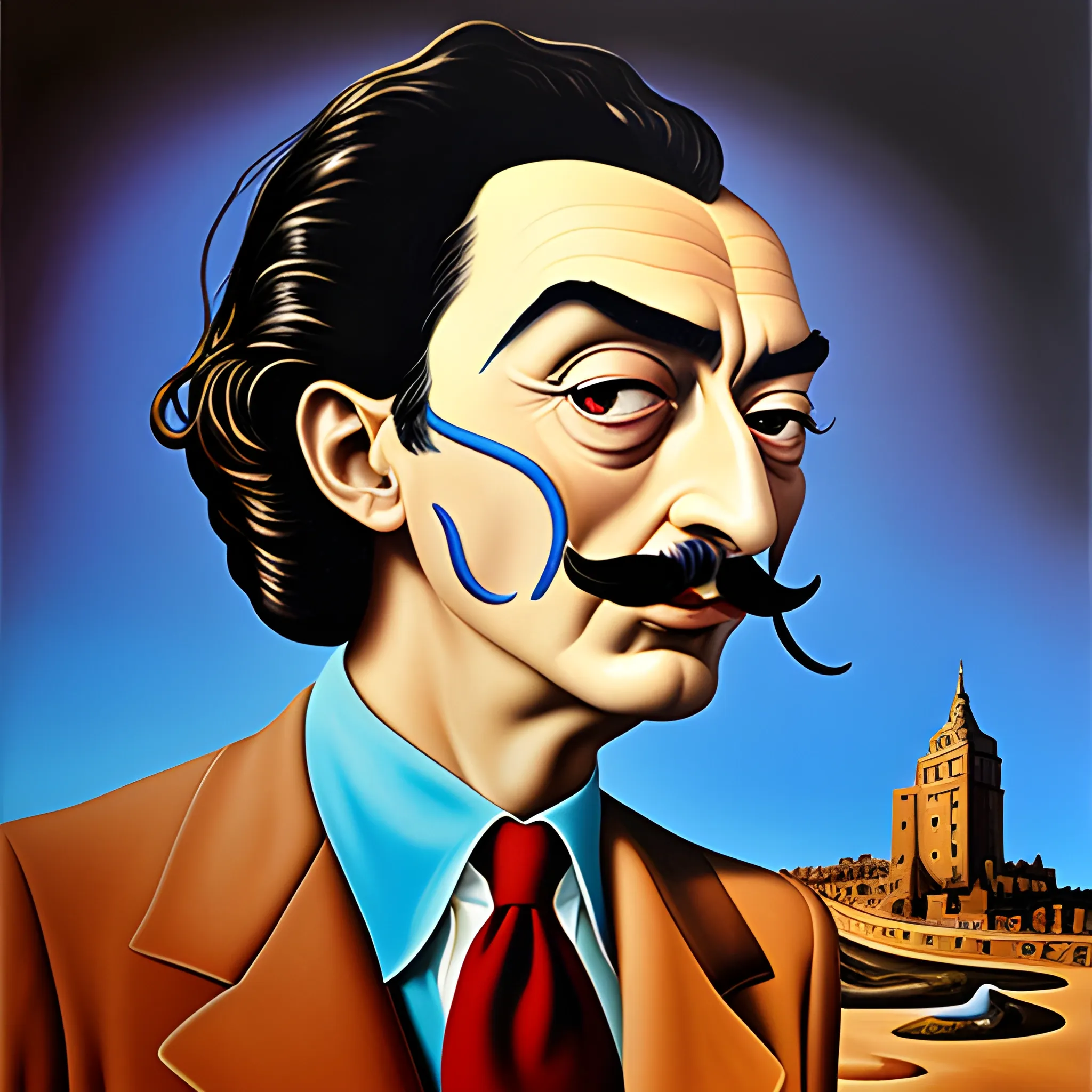 Salvador Dalí painting