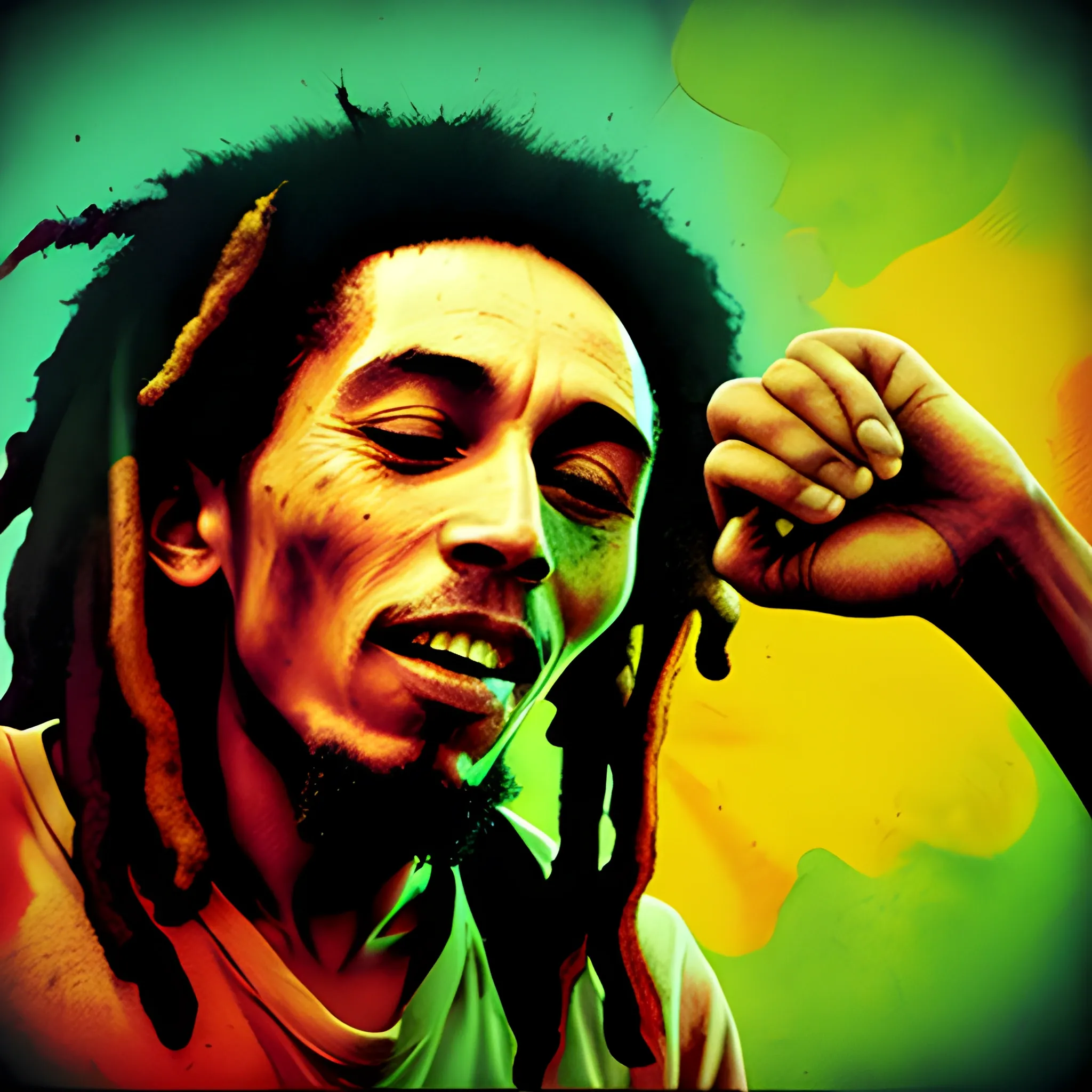 bob marley vomitando
