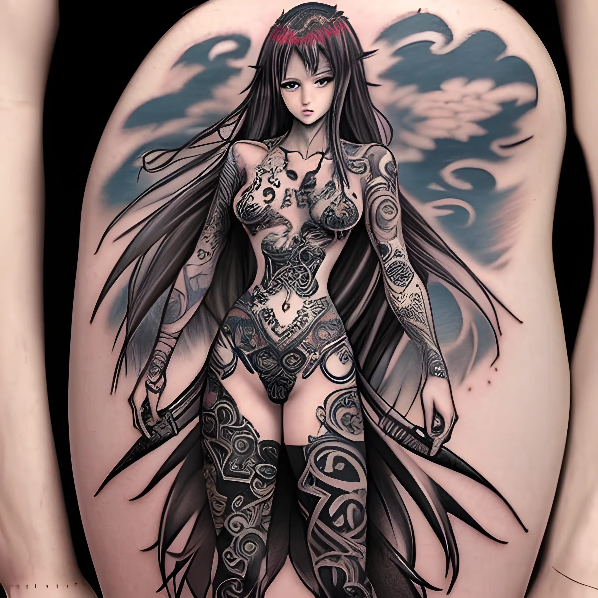 Fantasy, Manga, Tattoo
