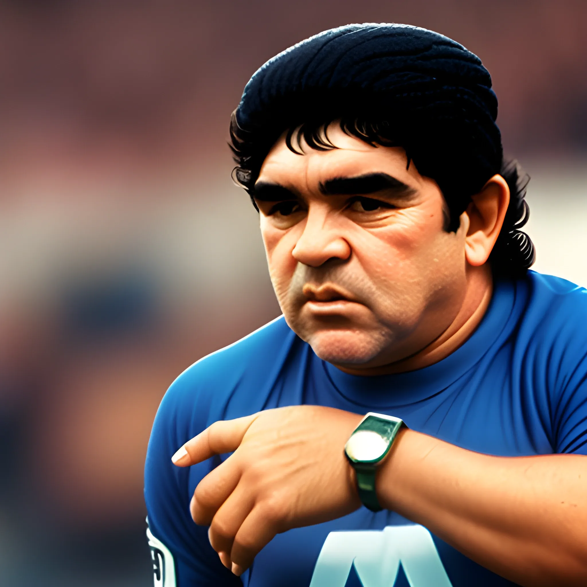 Diego Maradona Smelling 