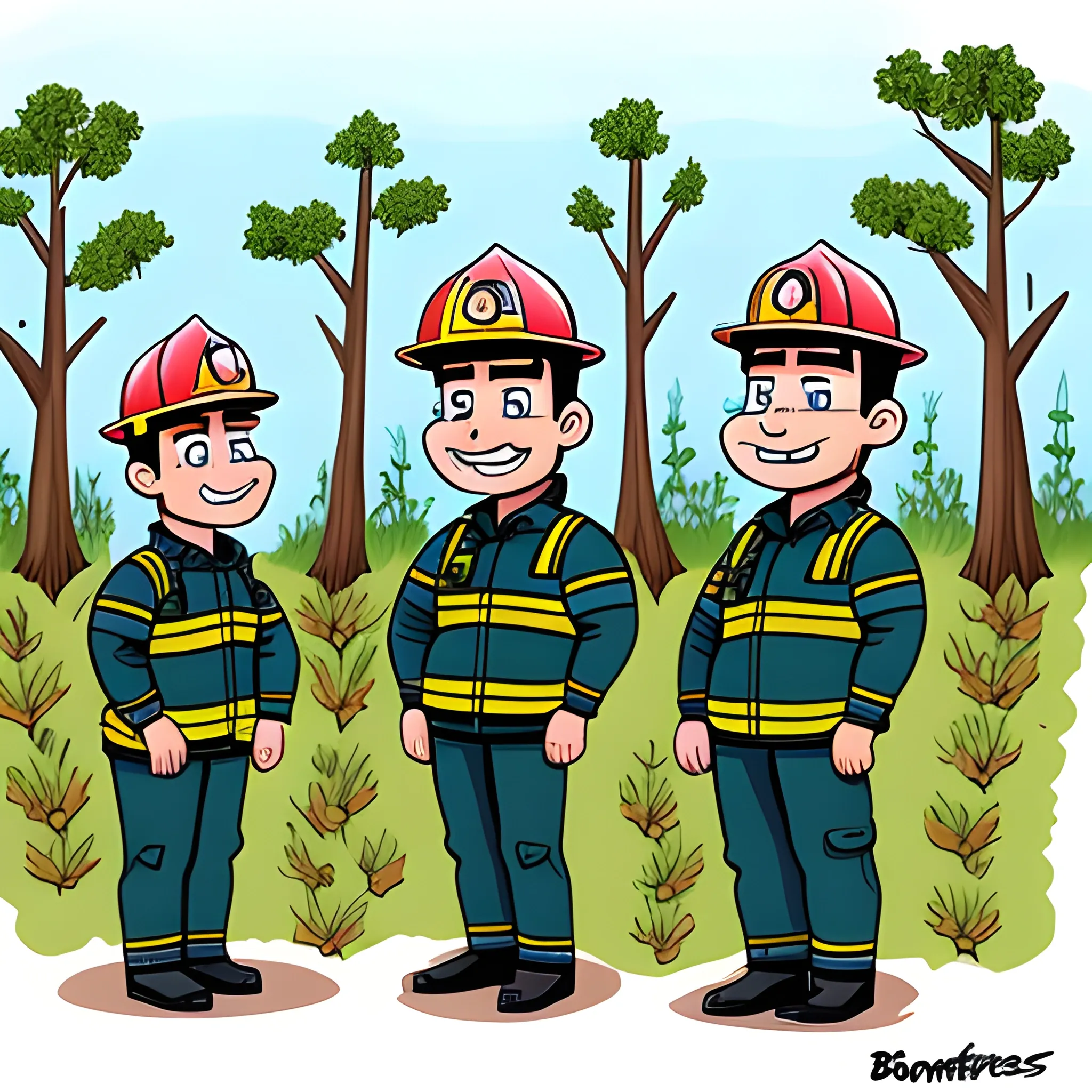 BOMBEROS FORESTALES
, Cartoon