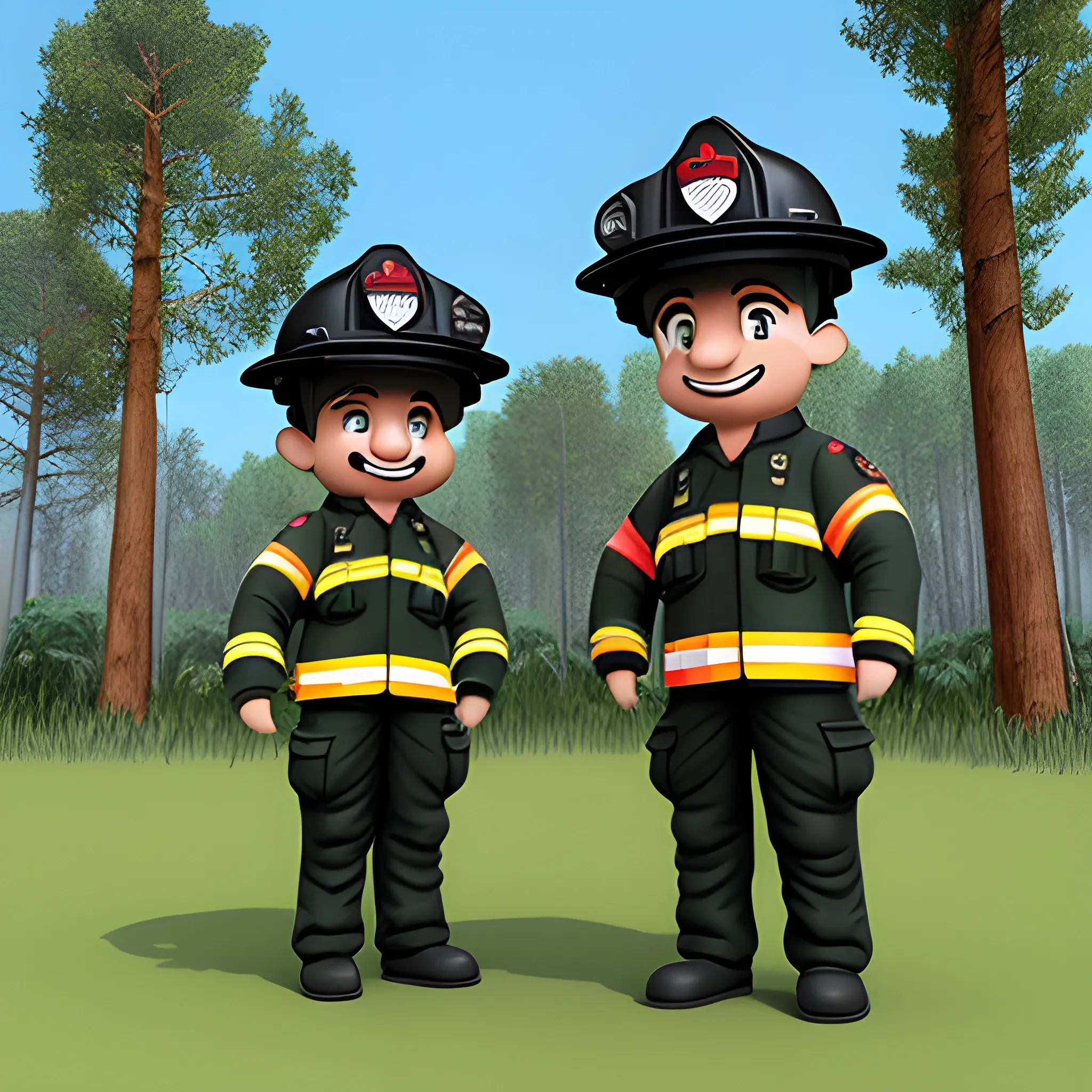 BOMBEROS FORESTALES
, Cartoon, 3D