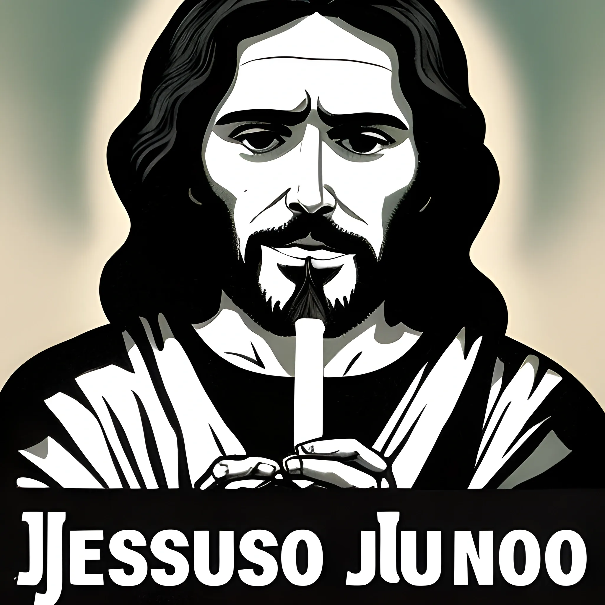 Jesus fumando 