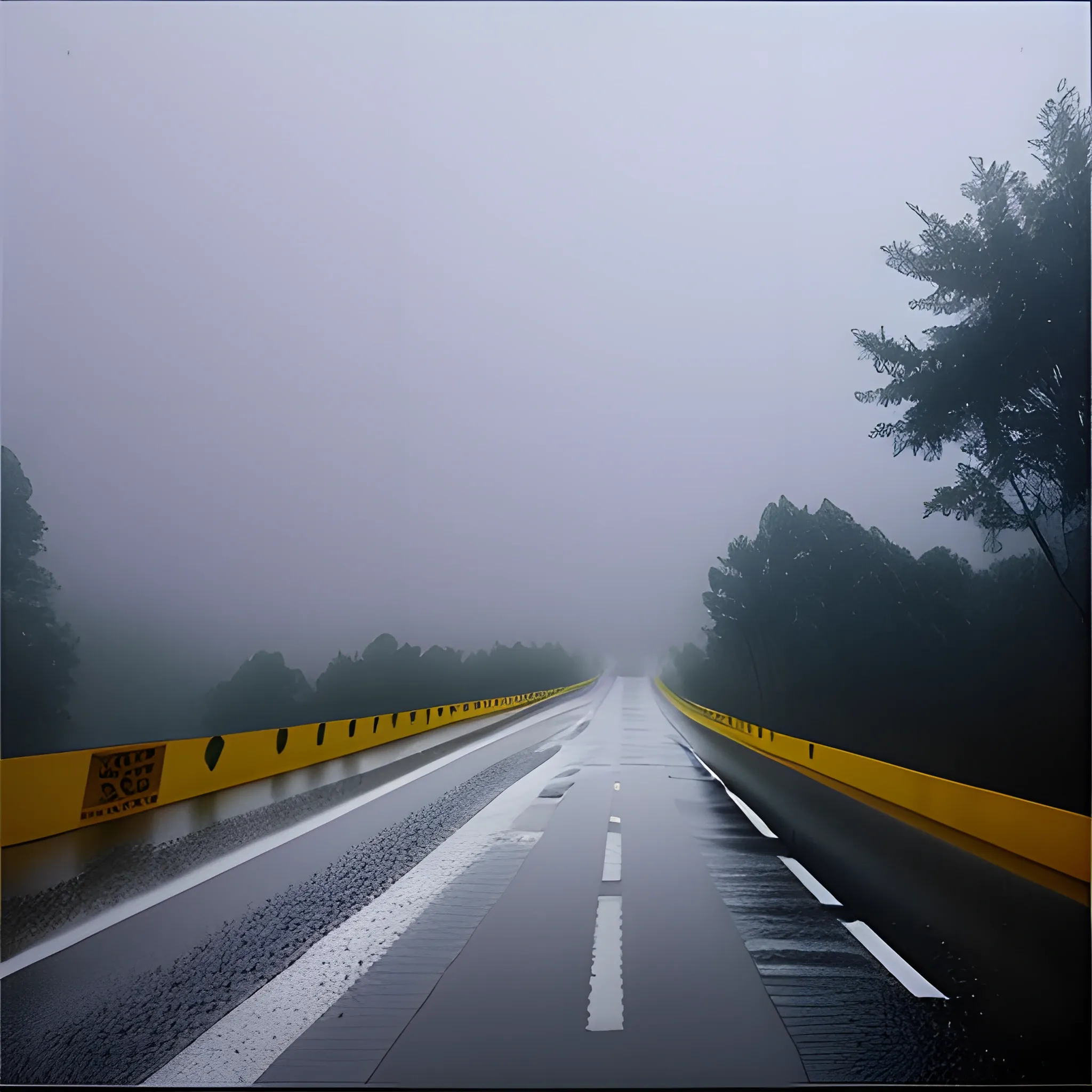 Rainy road 