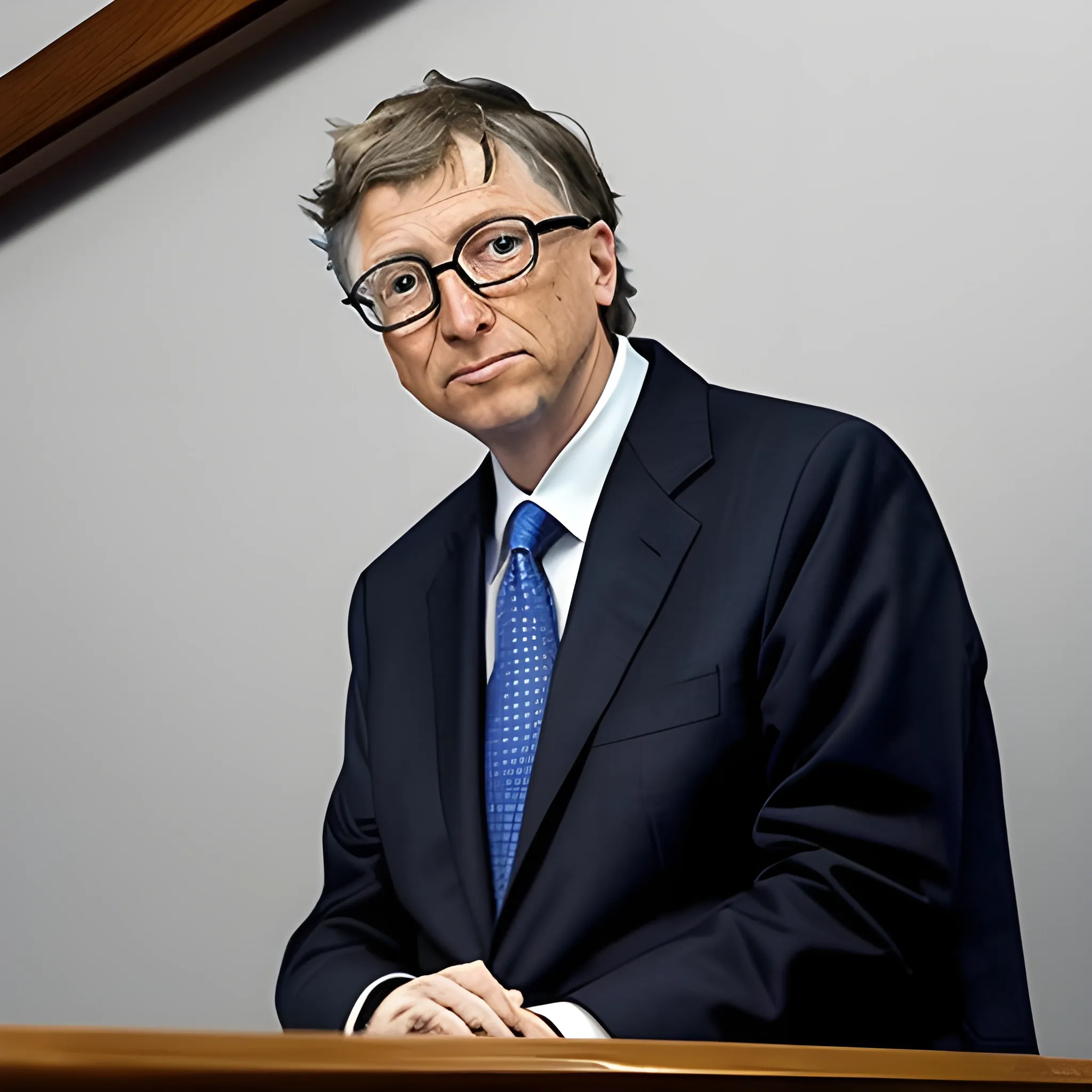 Bill Gates preso tras las rejas 