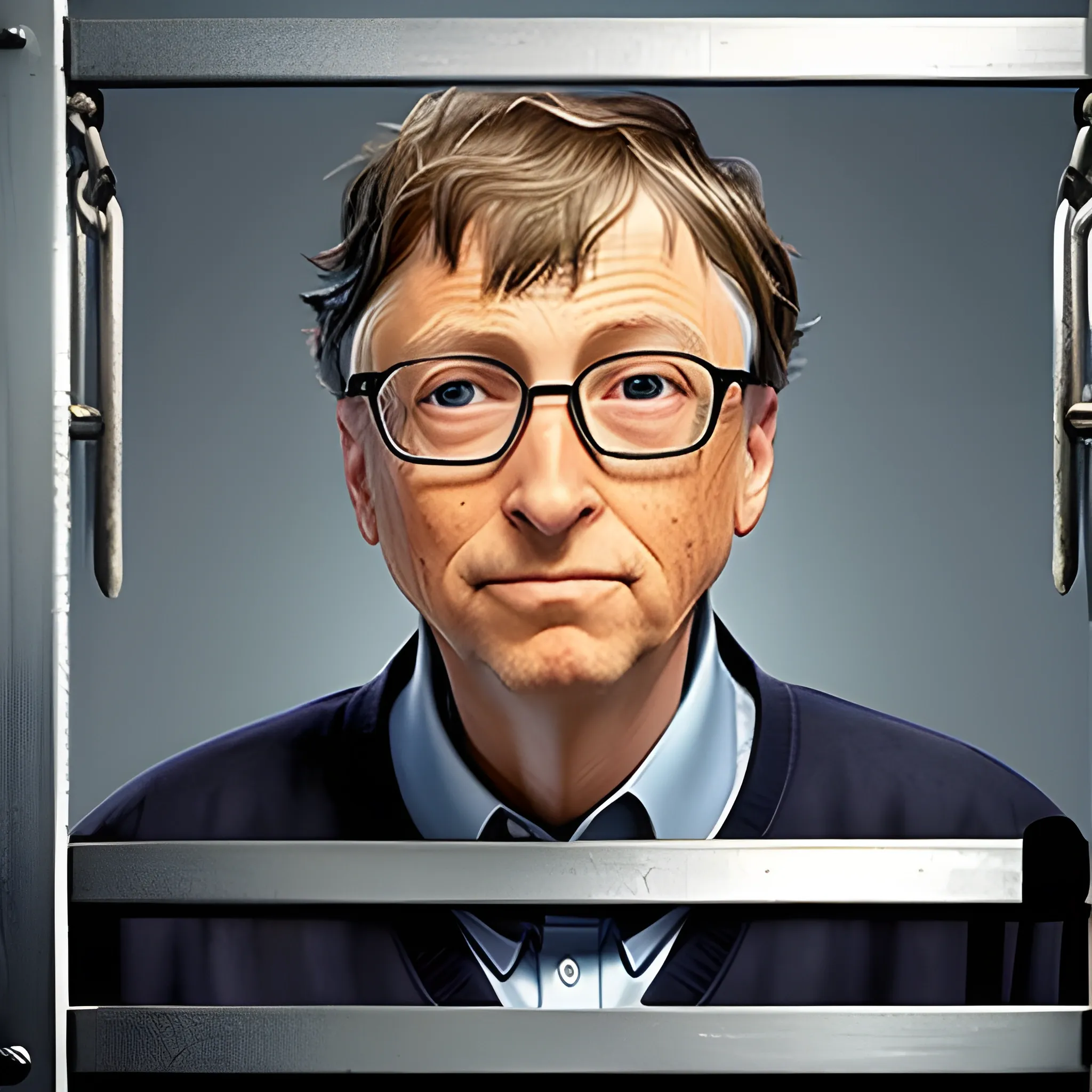 bill gates imprisoned in jail