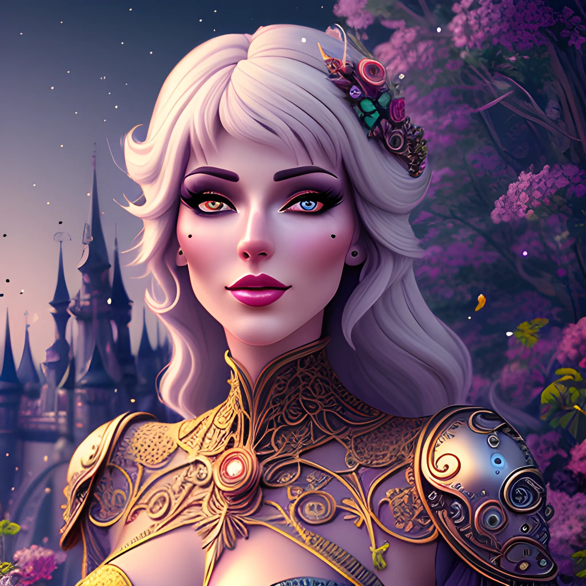 Beautiful girl, concept art, 8k intricate details, fairytale style,, Cartoon, 3D, Trippy, 3D, 3D, 3D, 3D