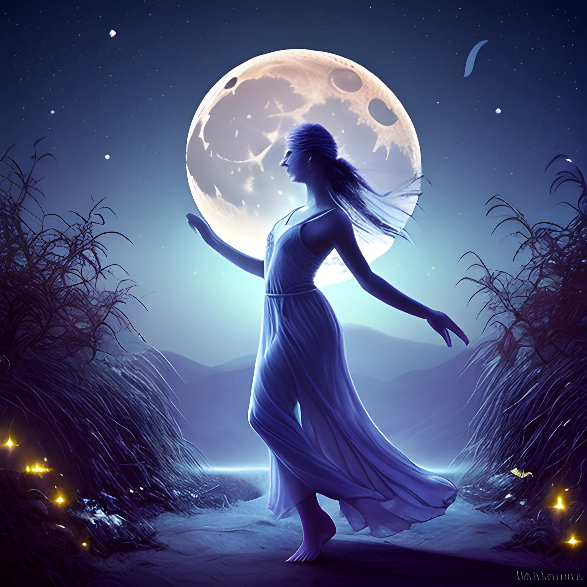 As the moon caresses the night sky, whispers of ancient magic awaken and dance upon the winds. Dare to venture into the realm of mystery and let your soul be enchanted. 