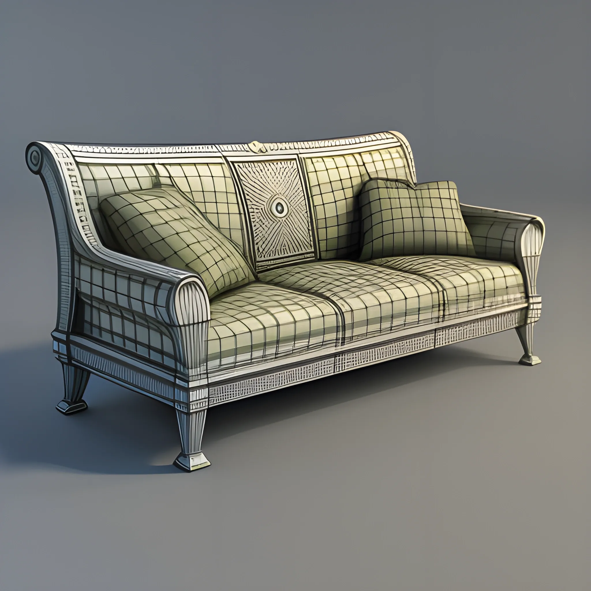  Nordic, piace of furniture, 3D, fantasy

