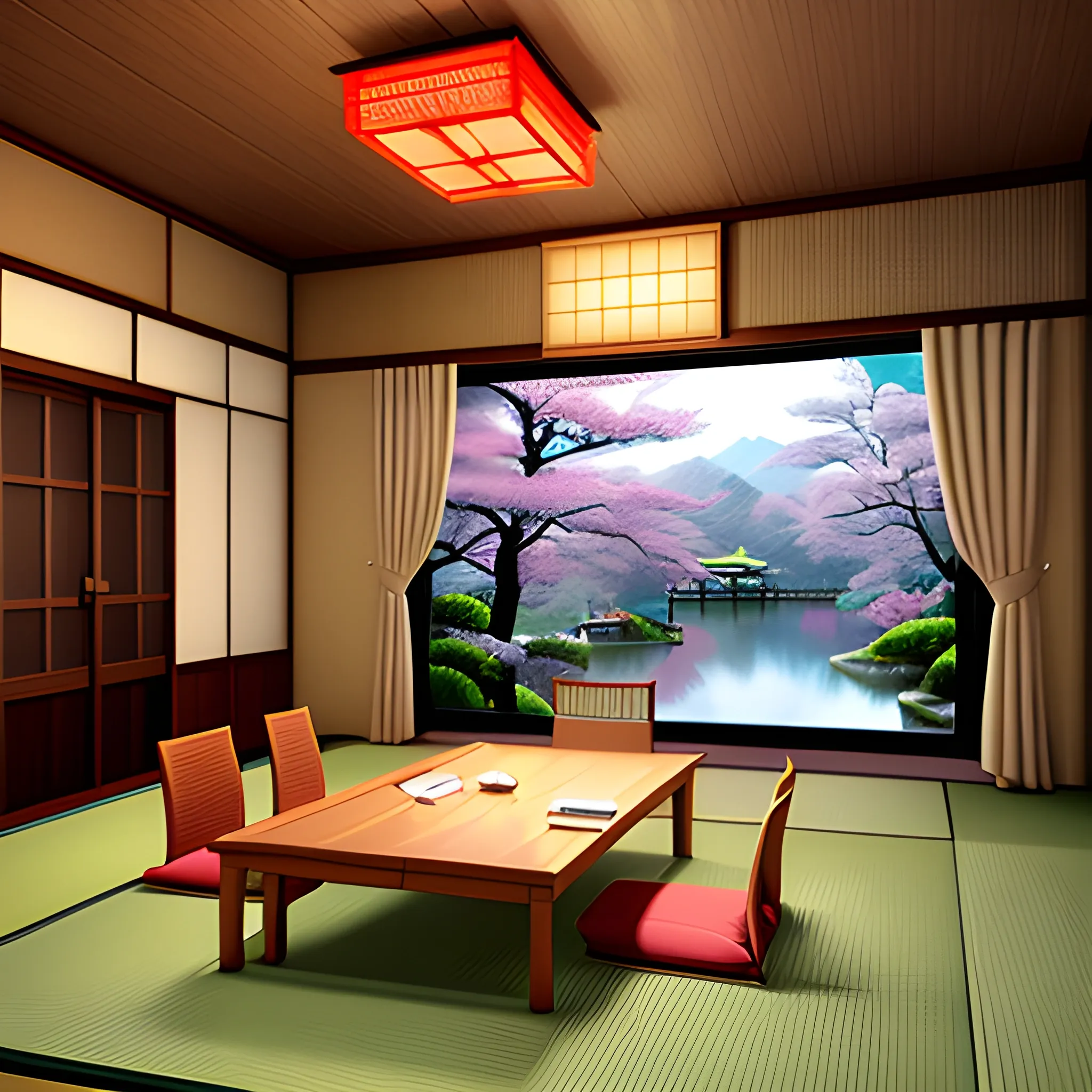 JAPAN ROOM, 3D, FANTASY, ROYALTY