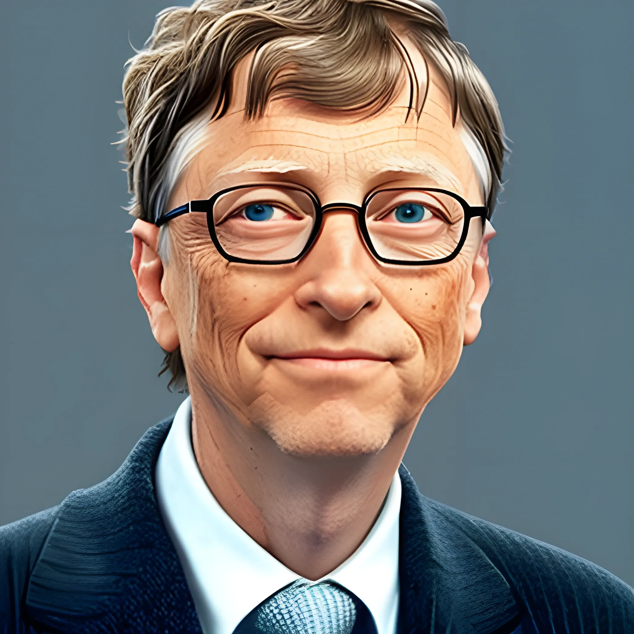 Bill Gates with vaccines 