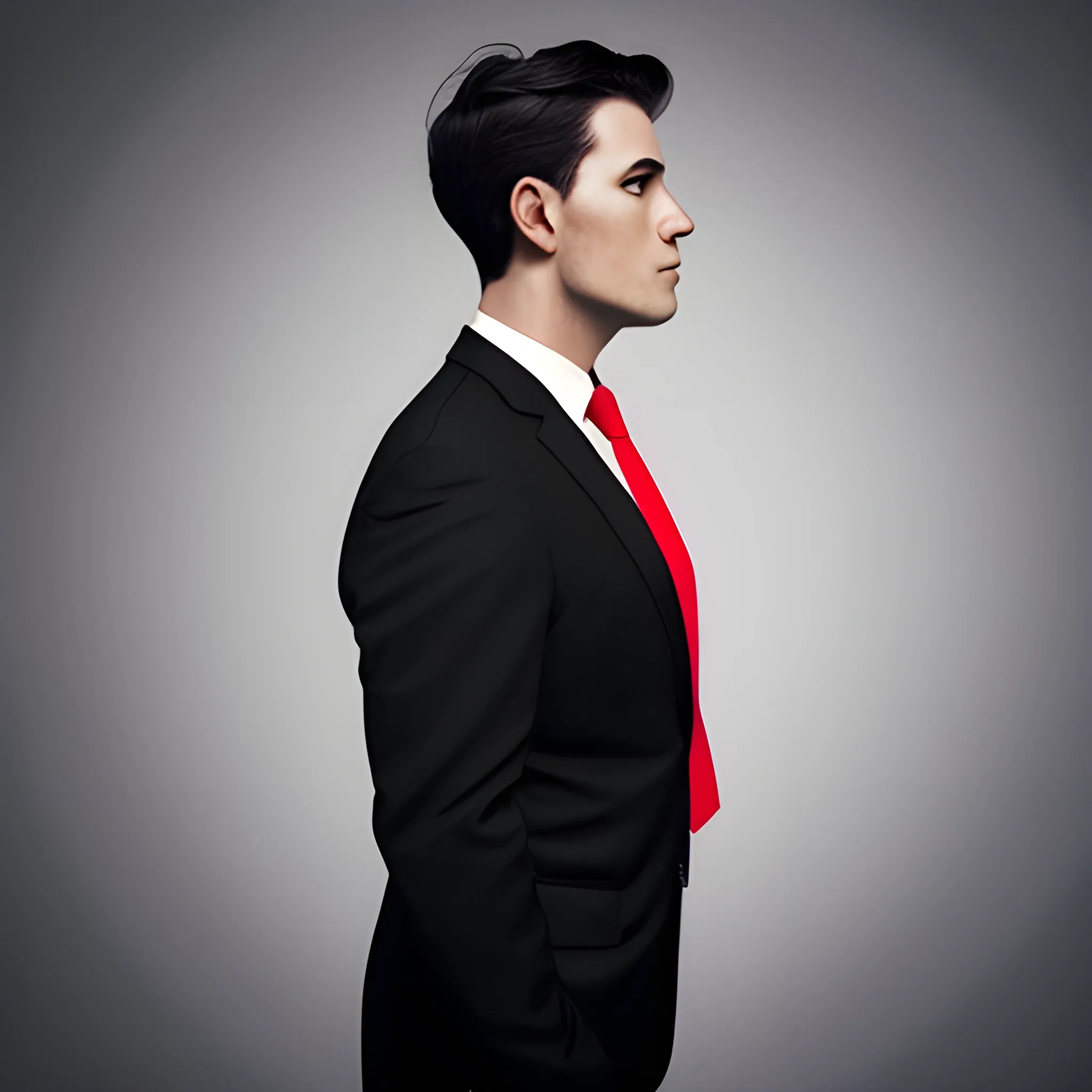 Can you wear a blue shirt, black suit and red tie? - Quora