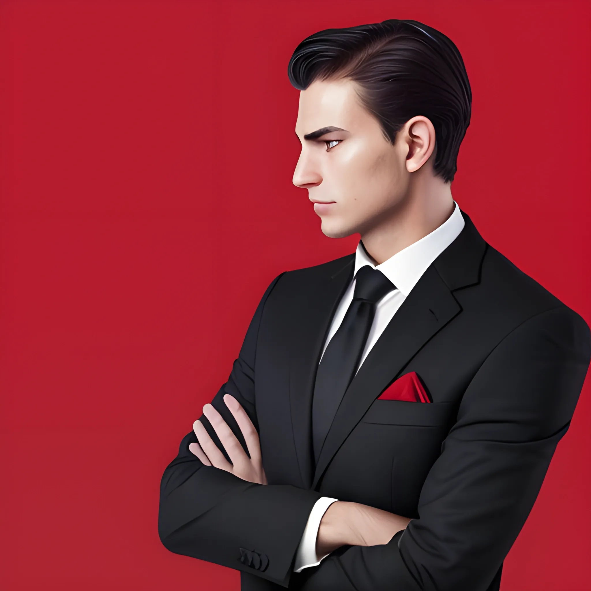 Black suit red tie Vectors & Illustrations for Free Download | Freepik