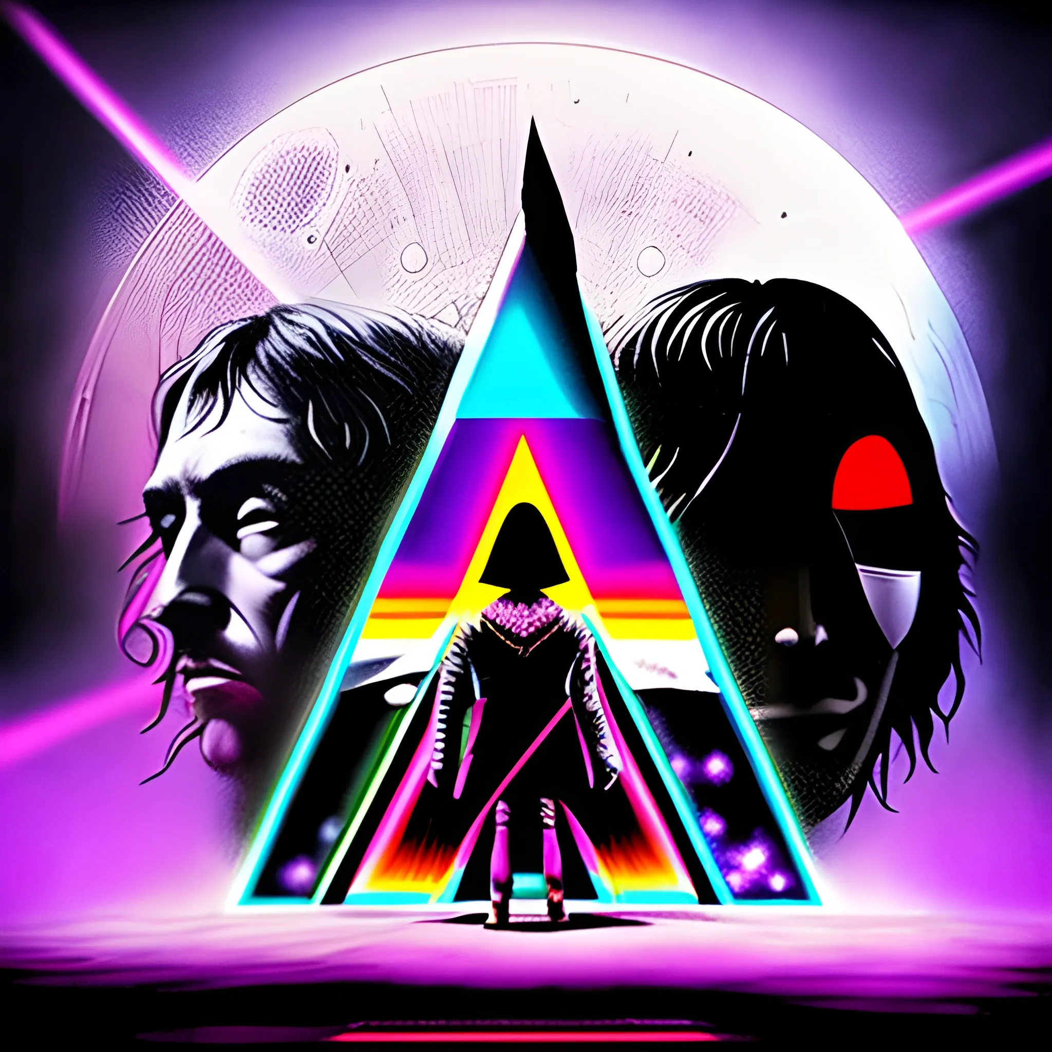 Pink Floyd The Dark Side of the moon , Cyberpunk 