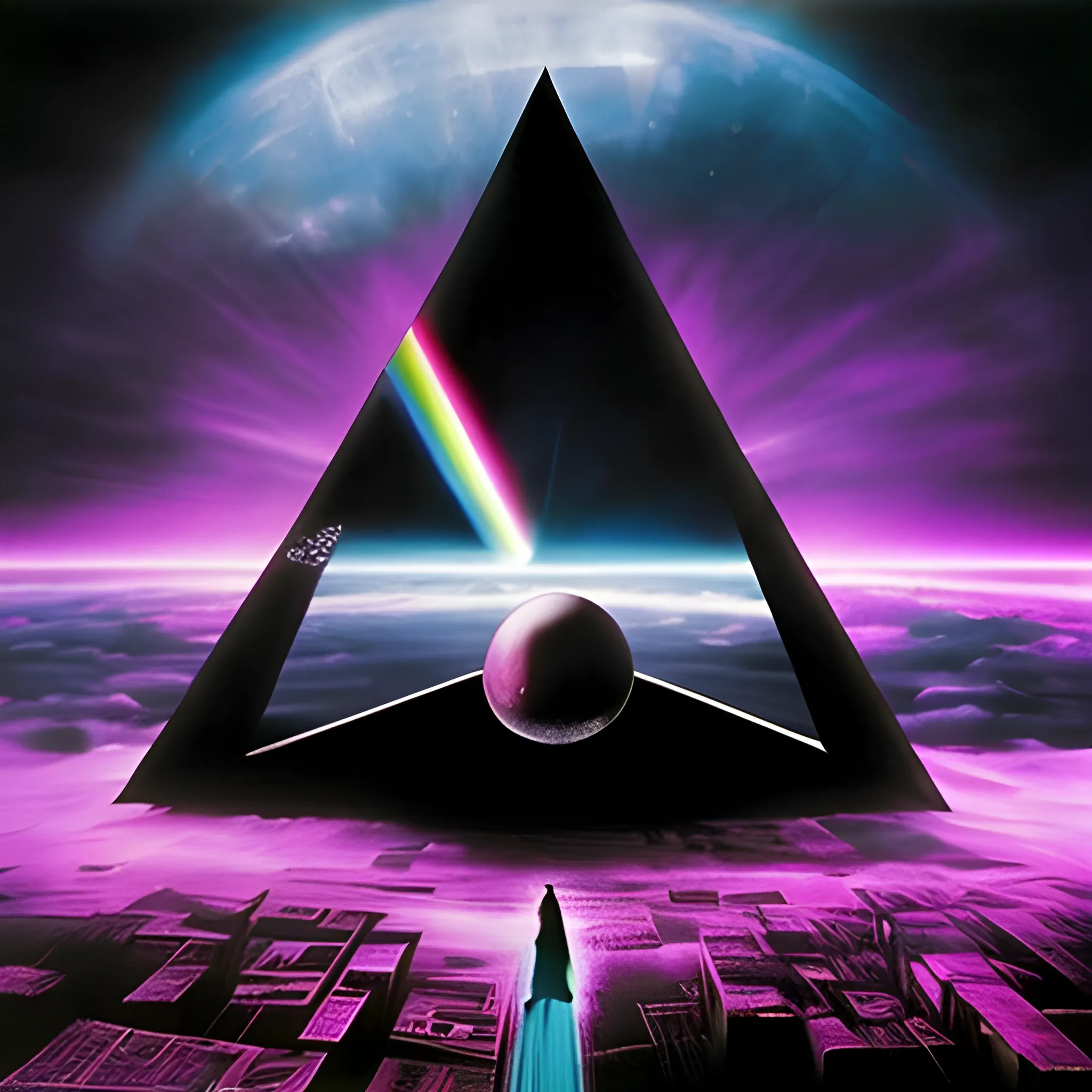 Pink Floyd The Dark Side of the moon , Cyberpunk 